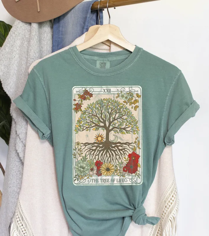 Tree Of Life Celestial Comfort Colors Tshirt made by Refinery Number One