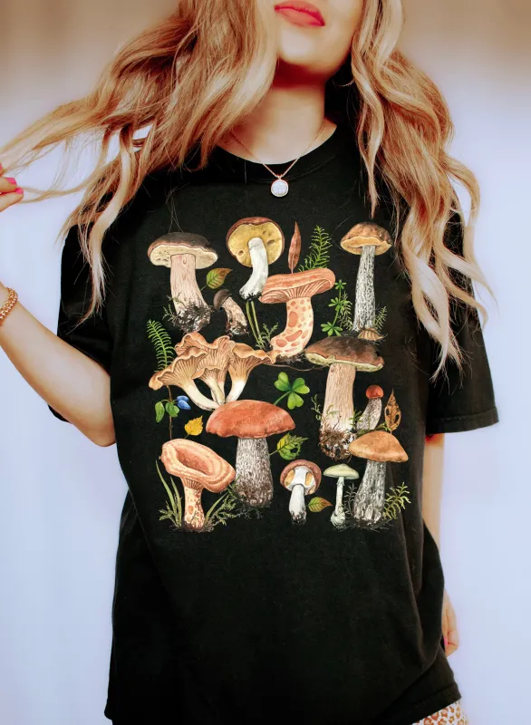 Mushroom Mix Mystical Comfort Colors Tshirt sold by Refinery Number One