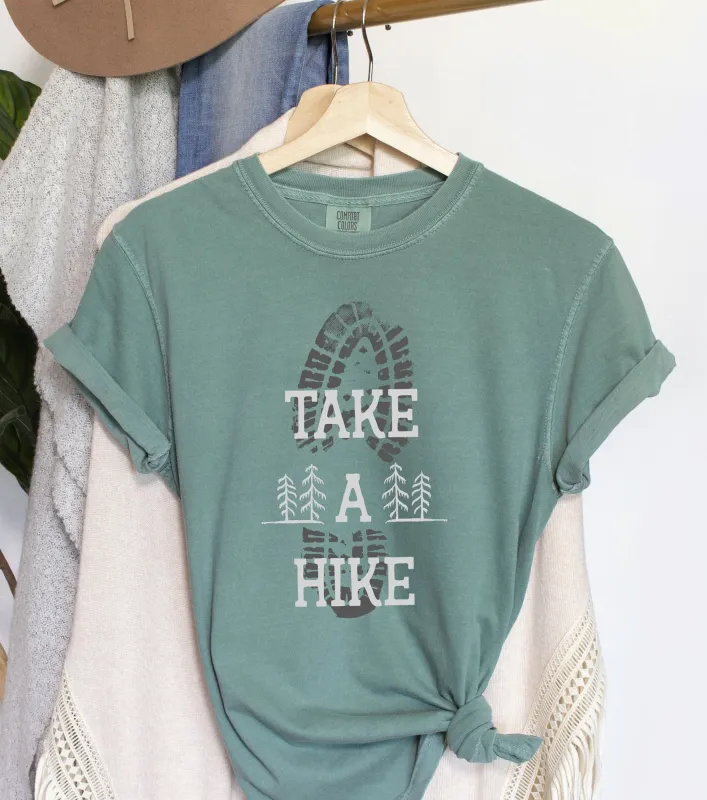 Take A Hike Comfort Colors Tshirt sold by Refinery Number One