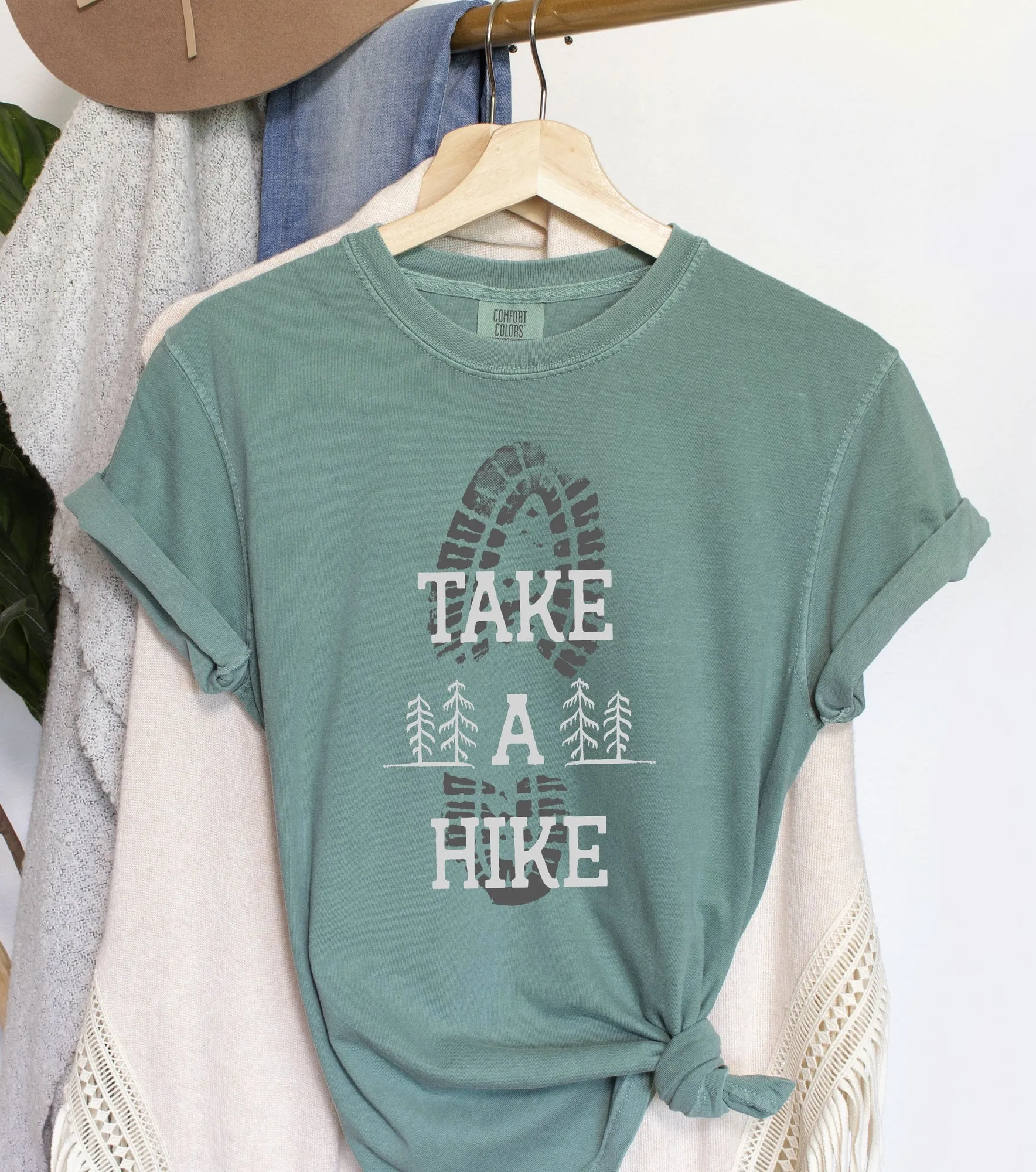 Take A Hike Comfort Colors Tshirt sold by Refinery Number One