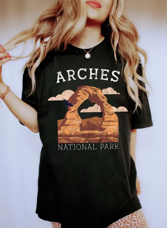 Arches National Park Vintage Comfort Colors Tshirt sold by Refinery Number One