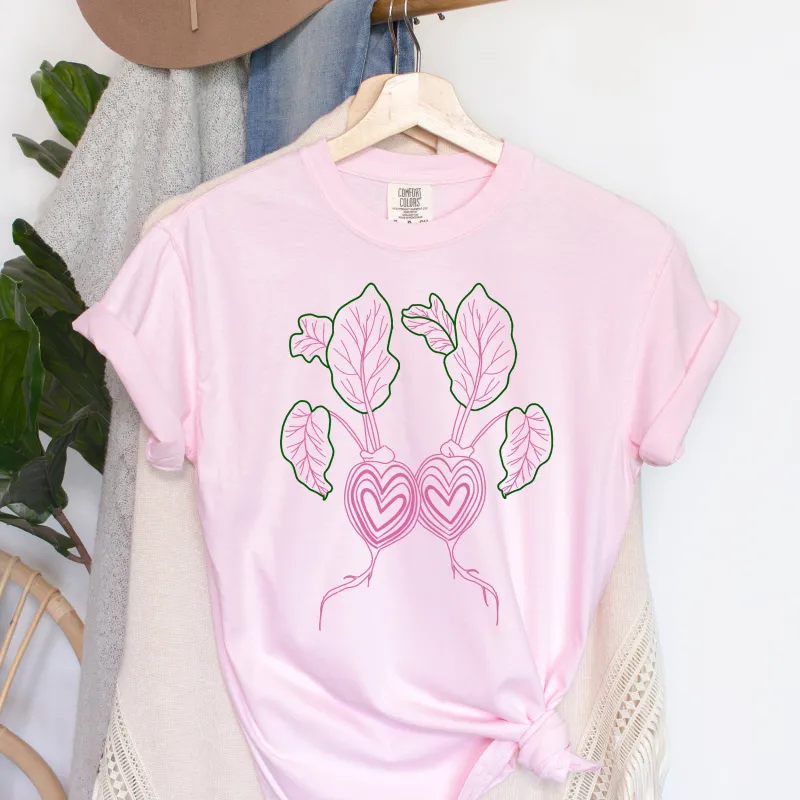 Heart Beet Vegetable Lover Comfort Colors Tshirt sold by Refinery Number One