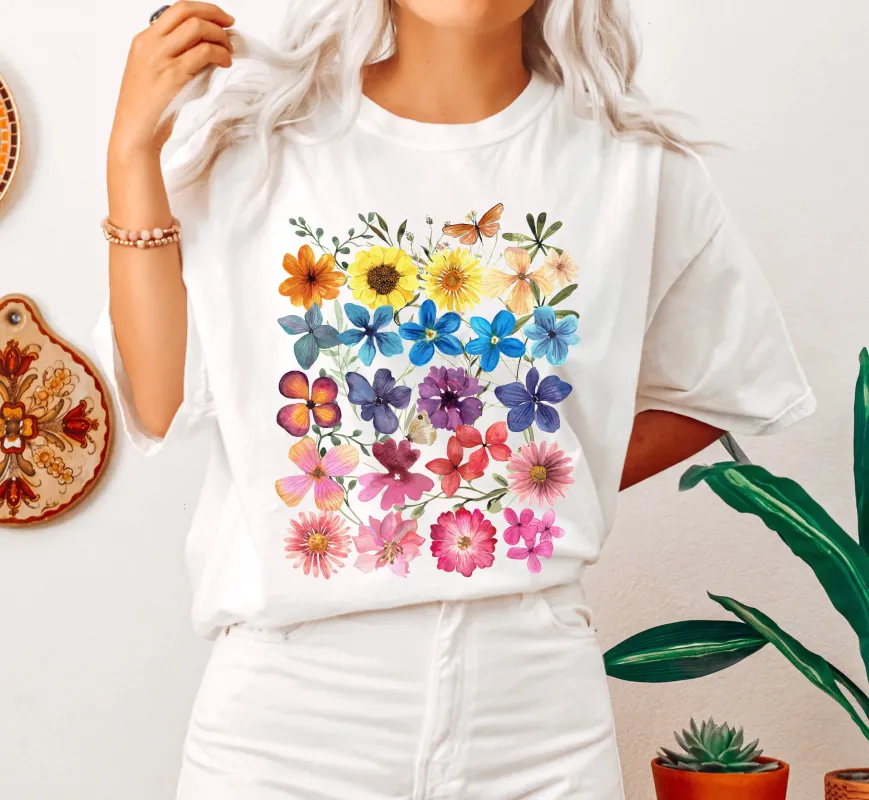 Botanical Print Plant Lover Comfort Colors Tshirt sold by Refinery Number One