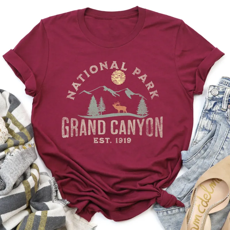 Grand Canyon National Park Super Soft Tshirt sold by Refinery Number One