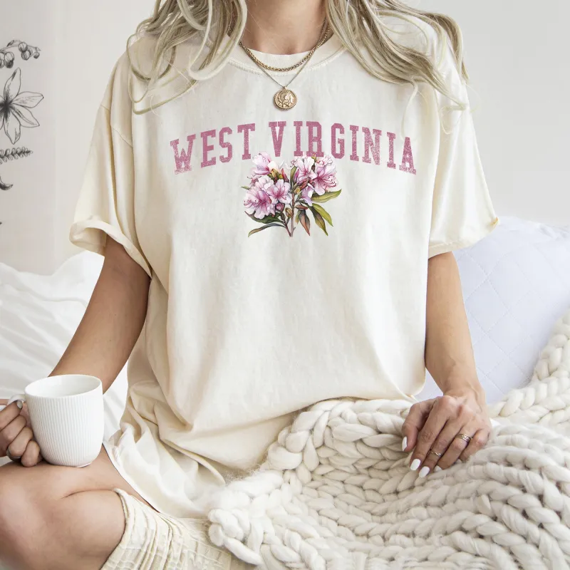 West Virginia State Flower Comfort Colors Tshirt sold by Refinery Number One