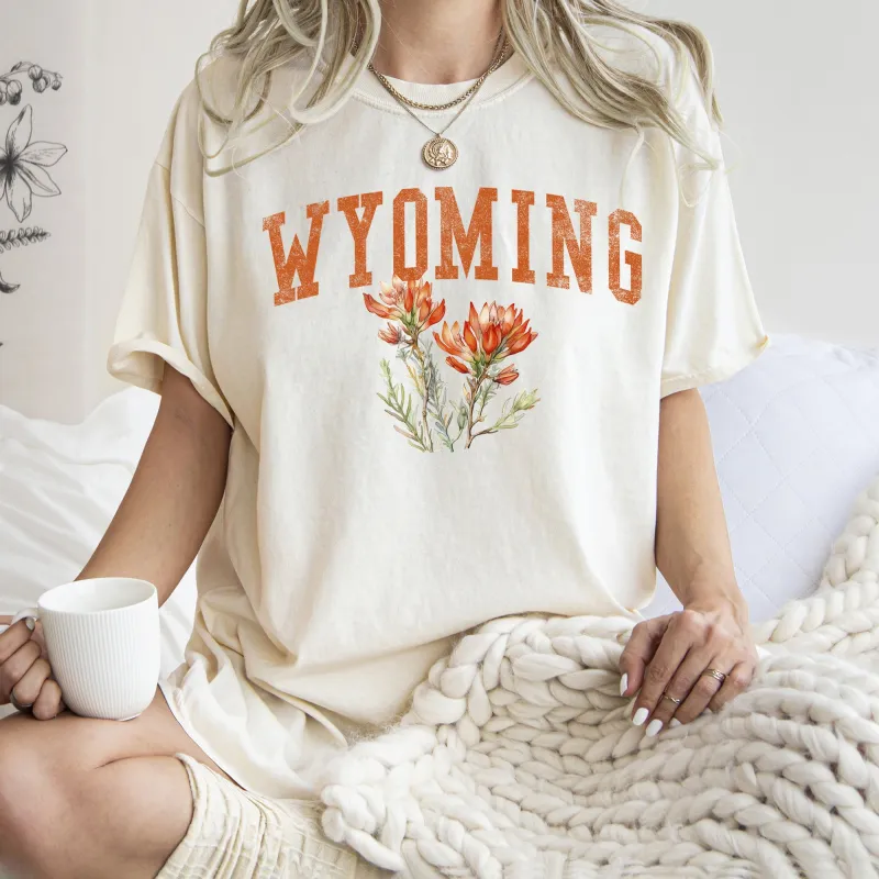 Wyoming State Flower Comfort Colors Tshirt sold by Refinery Number One