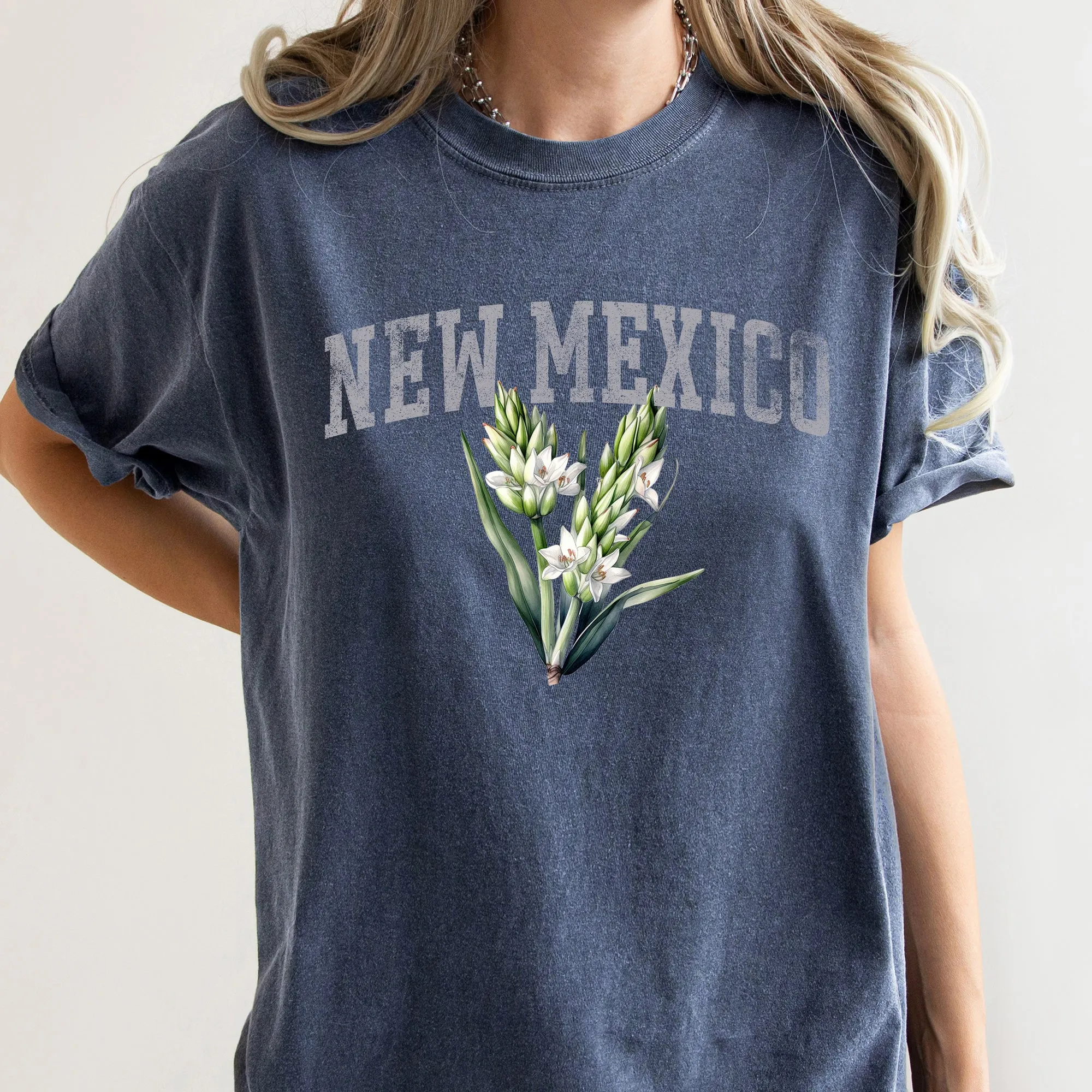 New Mexico State Flower Comfort Colors Tshirt sold by Refinery Number One product image thumbnail 3