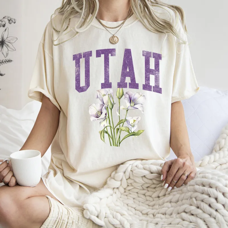 Utah State Flower Comfort Colors Tshirt sold by Refinery Number One