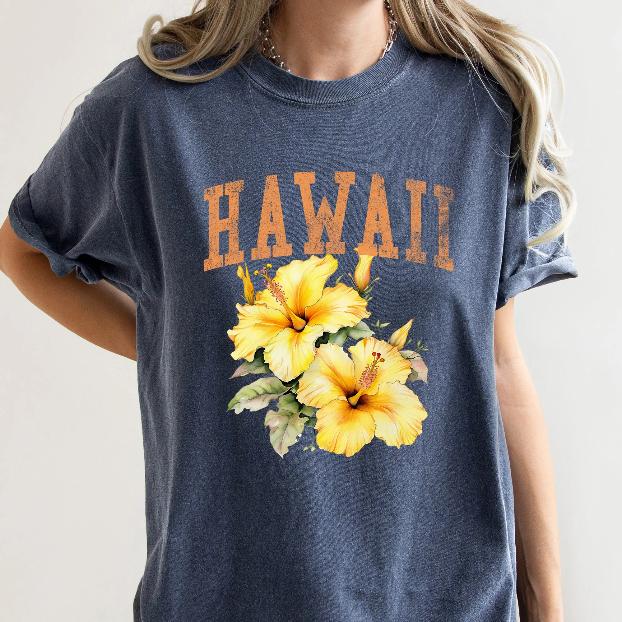 Hawaii State Flower Comfort Colors Tshirt sold by Refinery Number One