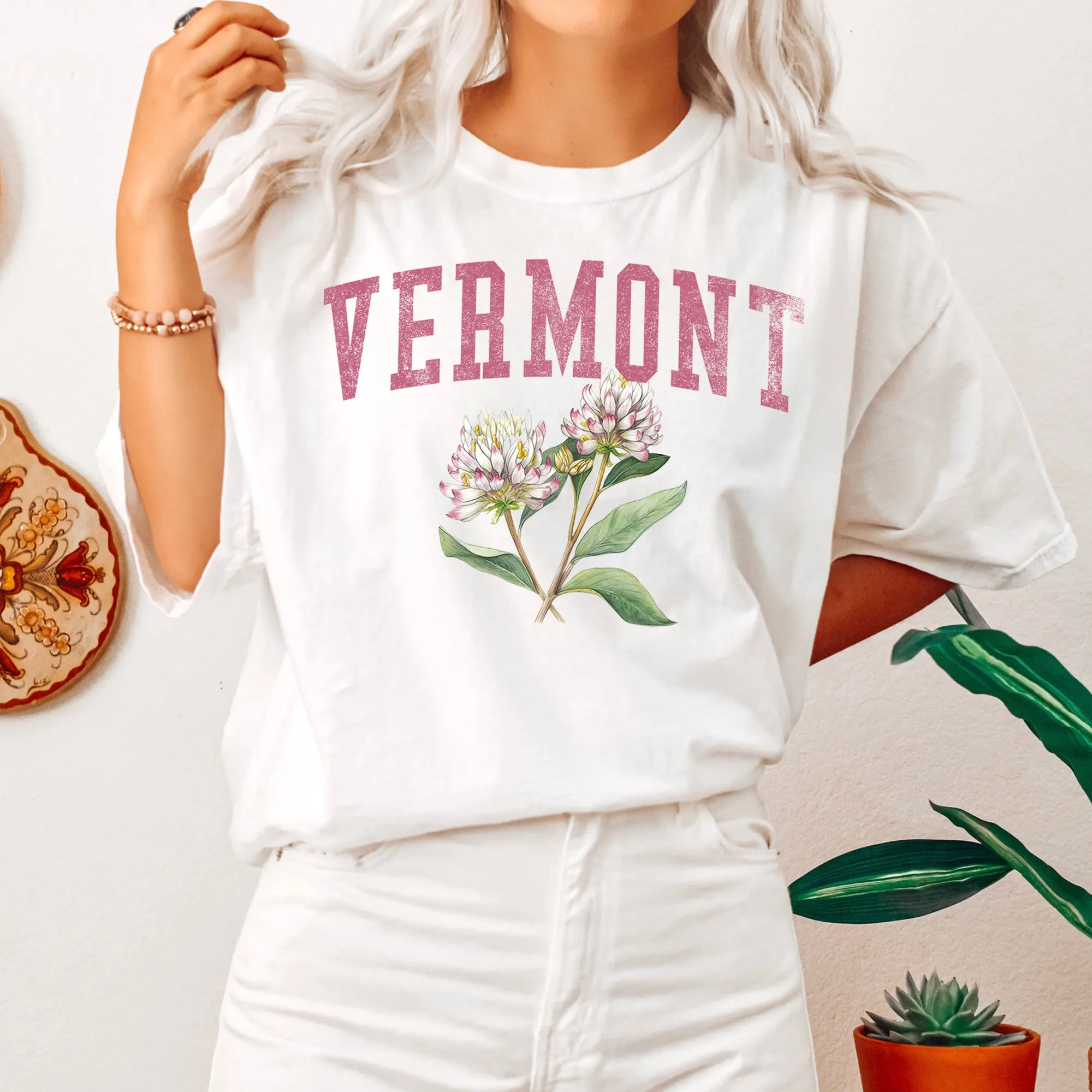 Vermont State Flower Comfort Colors Tshirt sold by Refinery Number One product image thumbnail 5