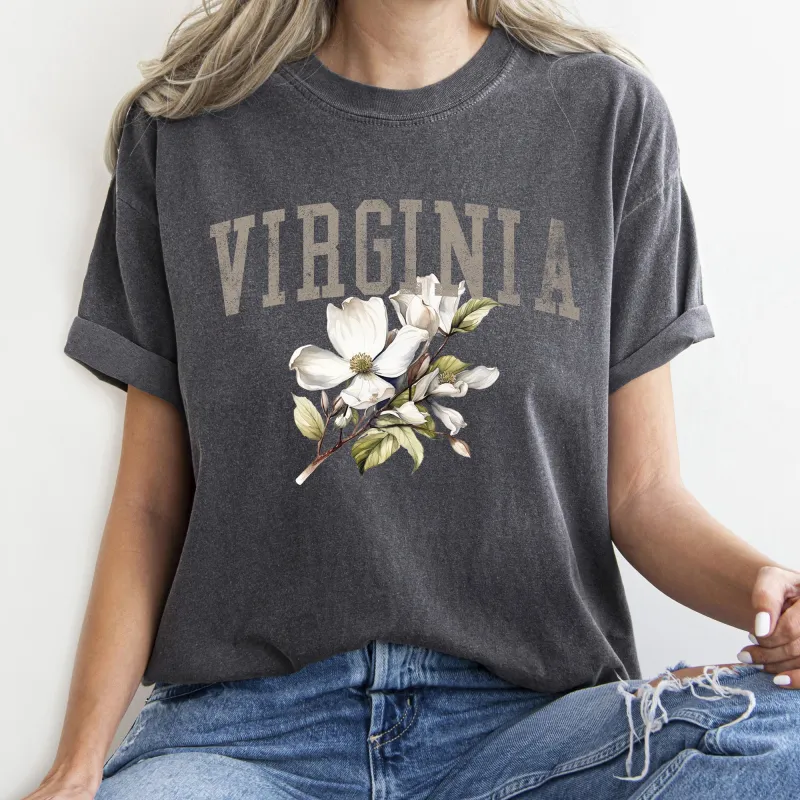 Virginia State Flower Comfort Colors Tshirt sold by Refinery Number One