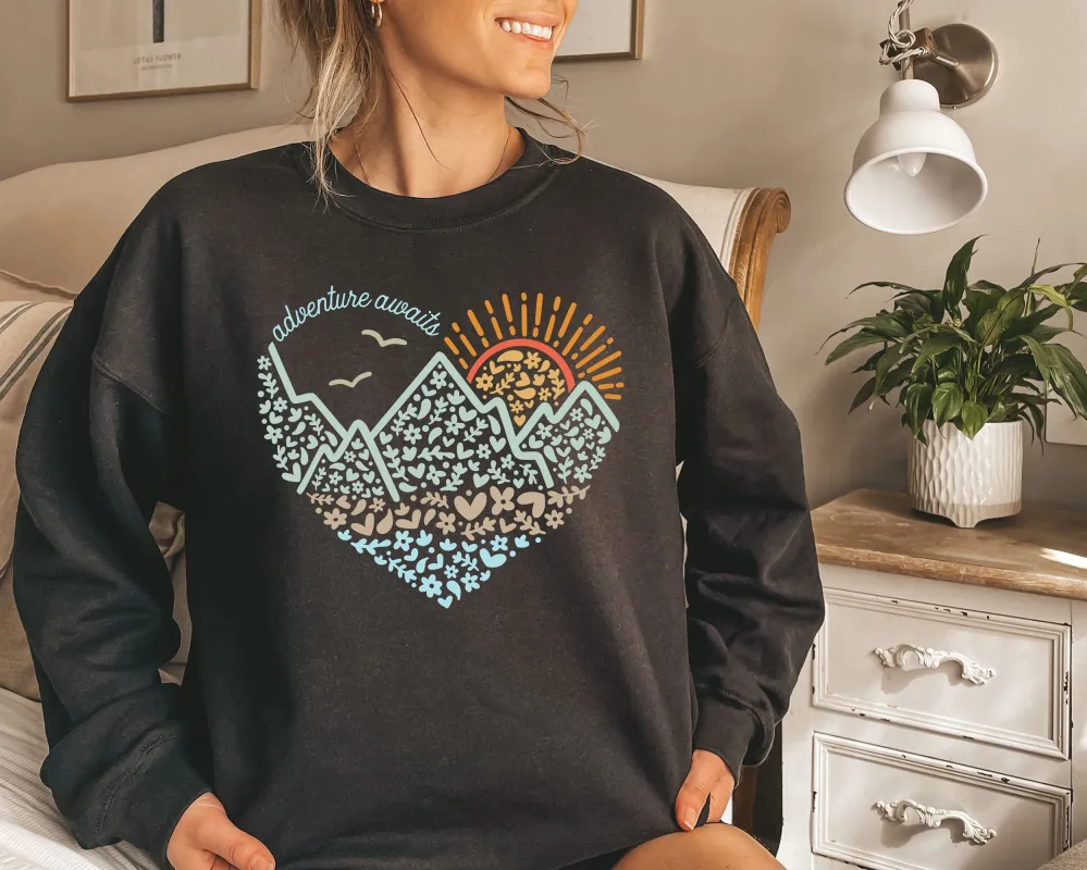 Adventure Awaits Sweatshirt sold by Refinery Number One