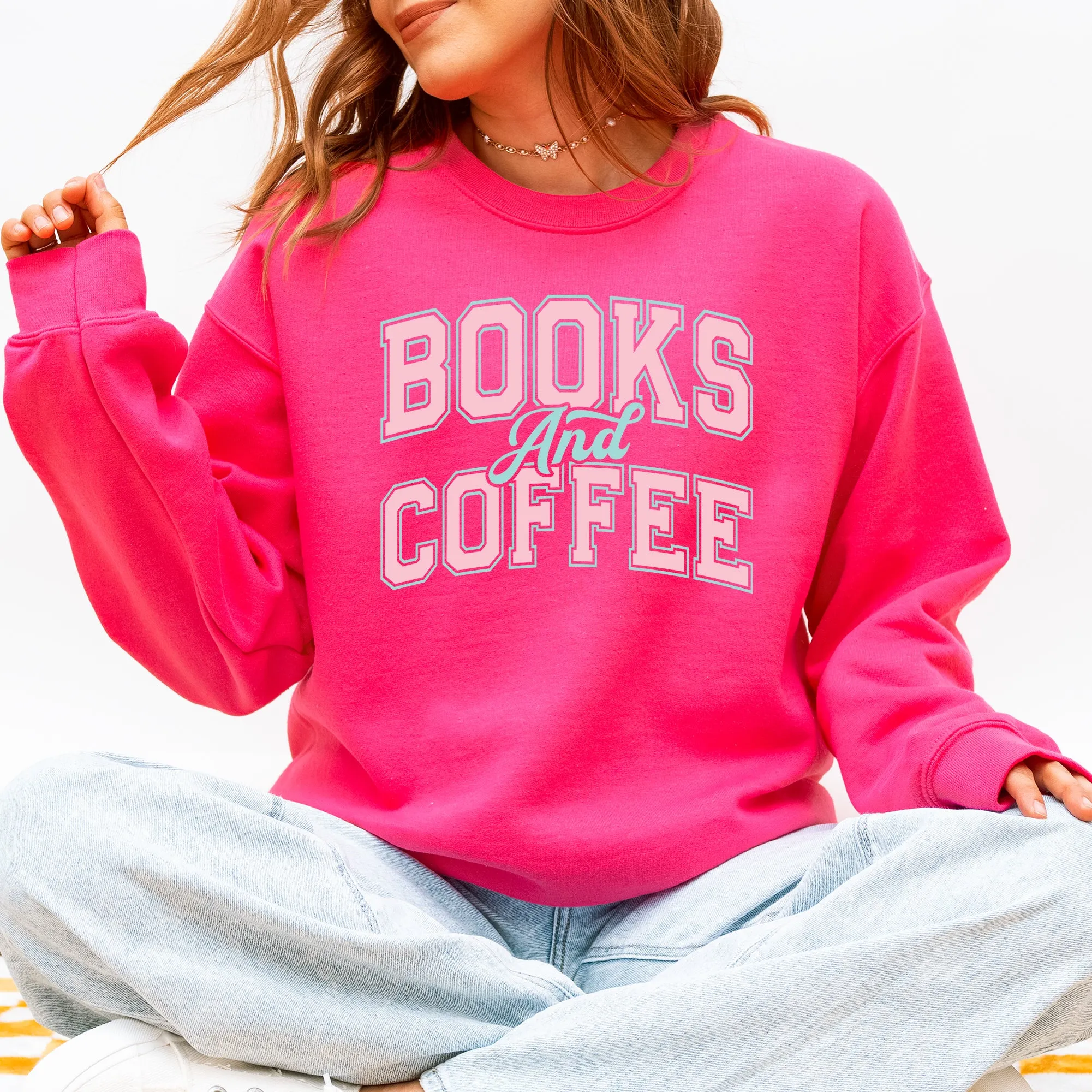 Books and Coffee, Booktok, Reading, Library Sweatshirt sold by Refinery Number One