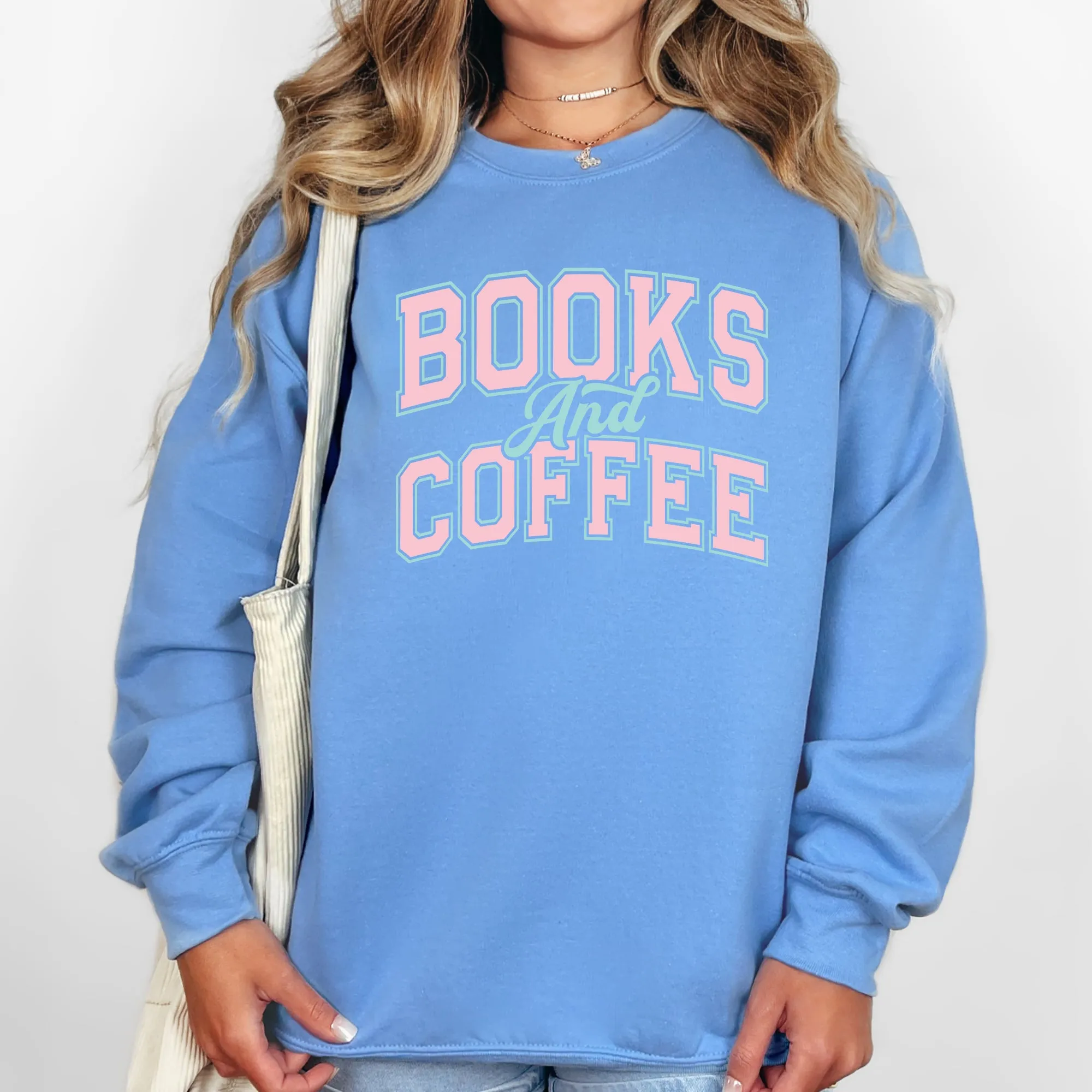 Books and Coffee, Booktok, Reading, Library Sweatshirt sold by Refinery Number One product image thumbnail 5