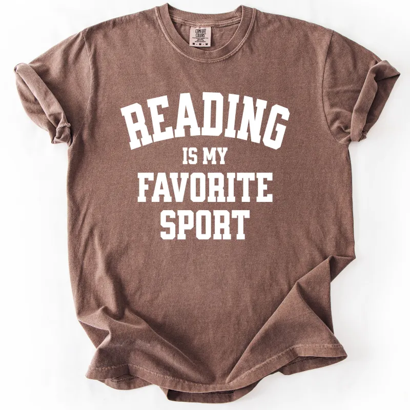 Reading Is My Favorite Sport, Reading, Booktok, Library, Comfort Colors T-Shirt sold by Refinery Number One