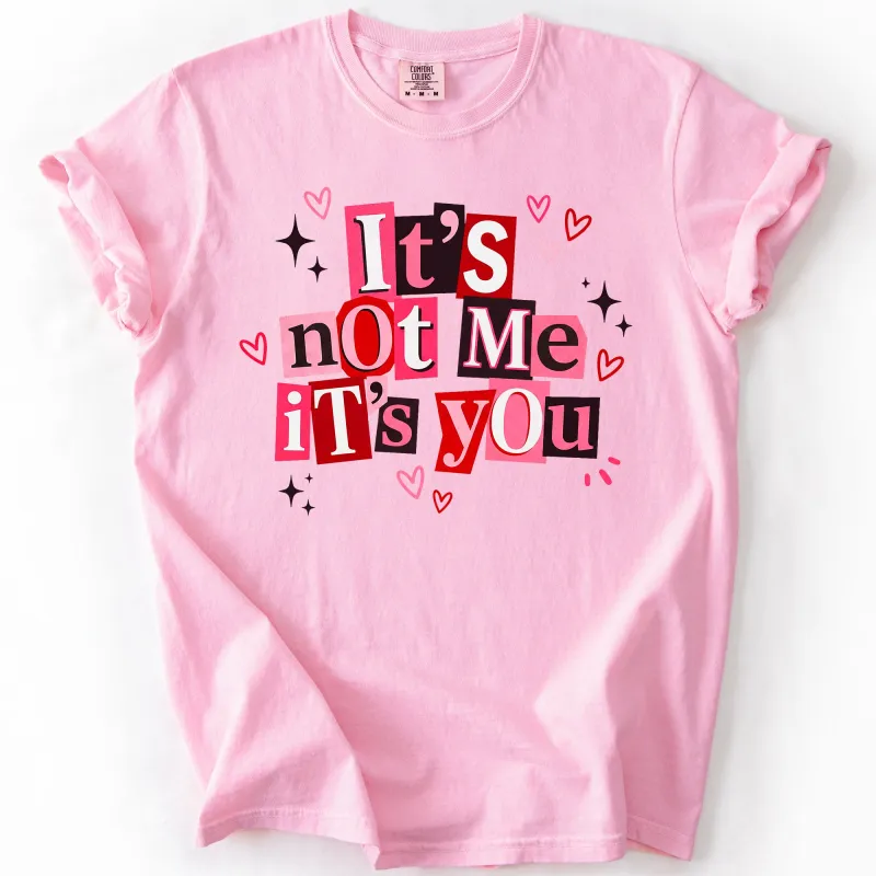 It's Not You, It's Me, Valentine's Day, Love, Funny, Sassy, Comfort Colors T-Shirt sold by Refinery Number One