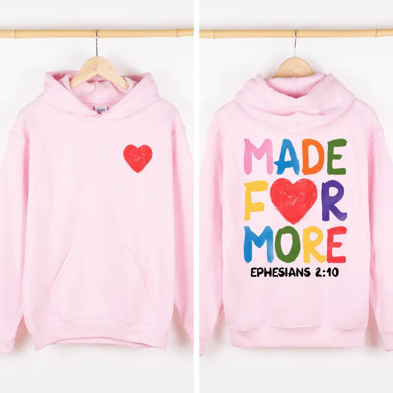 Made For Love, Ephesians, Gospel, Faith, Christian Hooded Sweatshirt sold by Refinery Number One