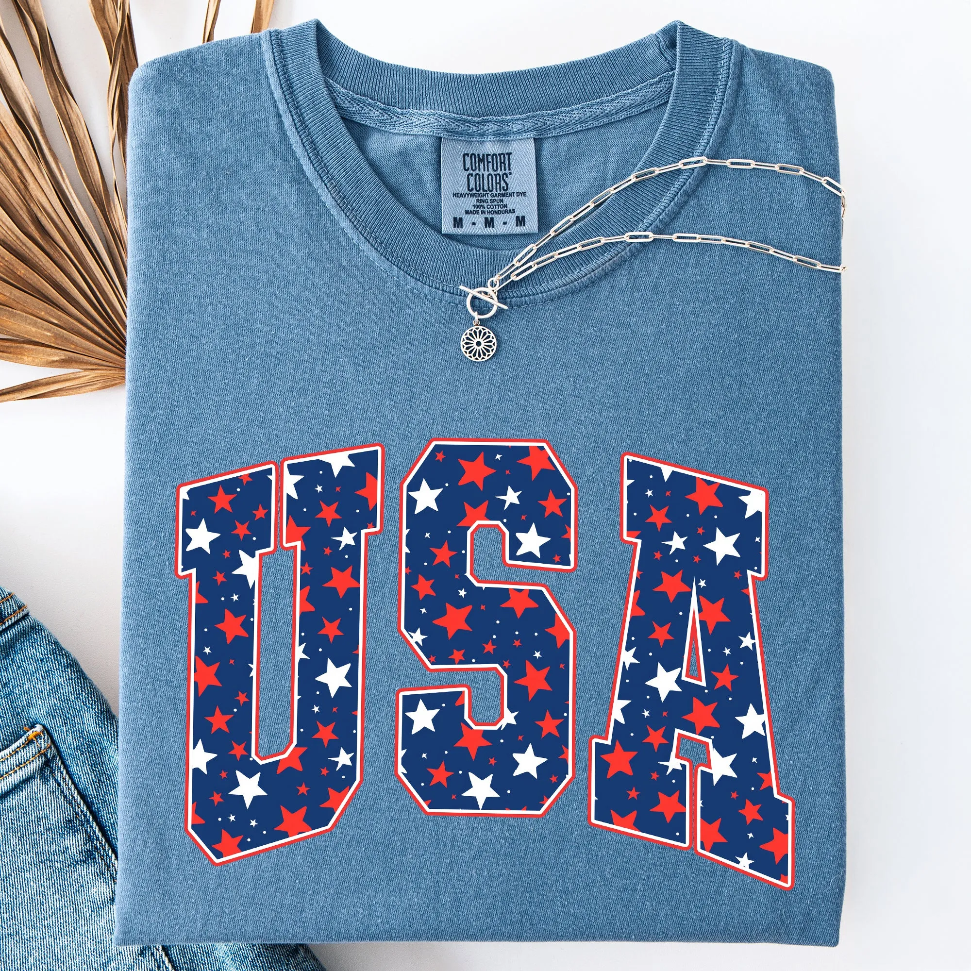 USA, Stars, Varity, America, Patriotic Comfort Colors T-Shirt sold by Refinery Number One product image thumbnail 2