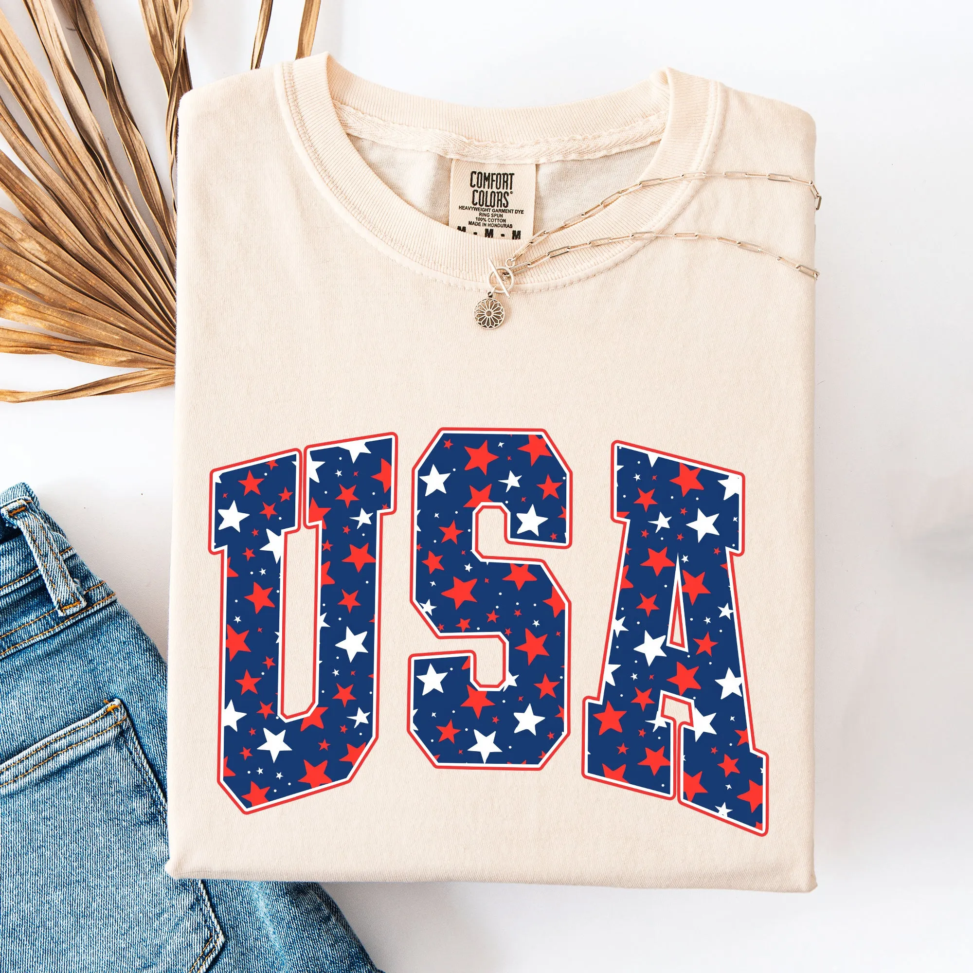 USA, Stars, Varity, America, Patriotic Comfort Colors T-Shirt sold by Refinery Number One product image thumbnail 4