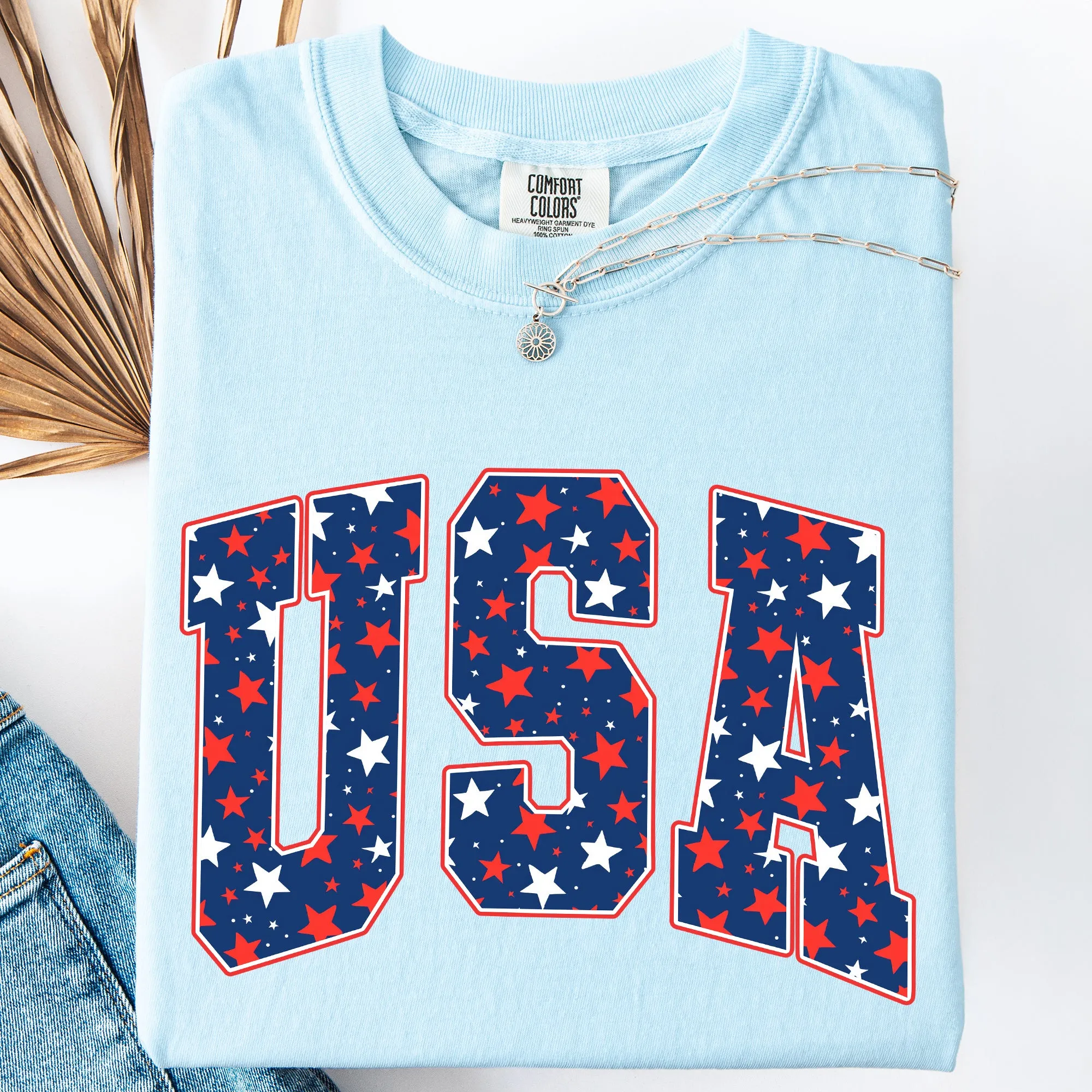 USA, Stars, Varity, America, Patriotic Comfort Colors T-Shirt sold by Refinery Number One product image thumbnail 3