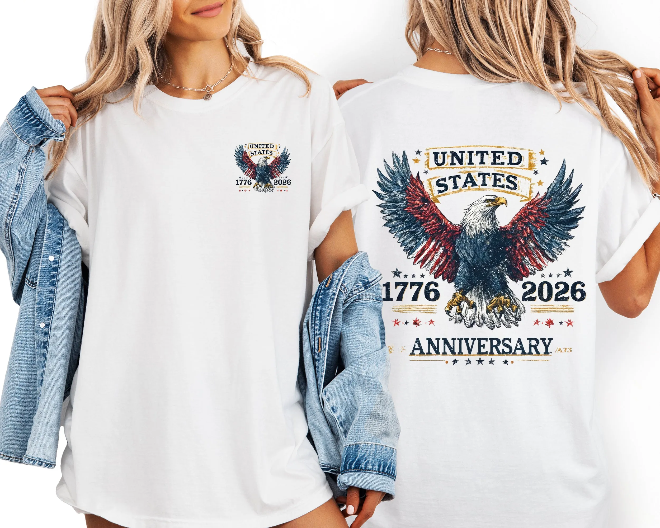 United States, Eagle, Anniversary, Eagle, 250 Years, USA, America Comfort Colors T-Shirt sold by Refinery Number One