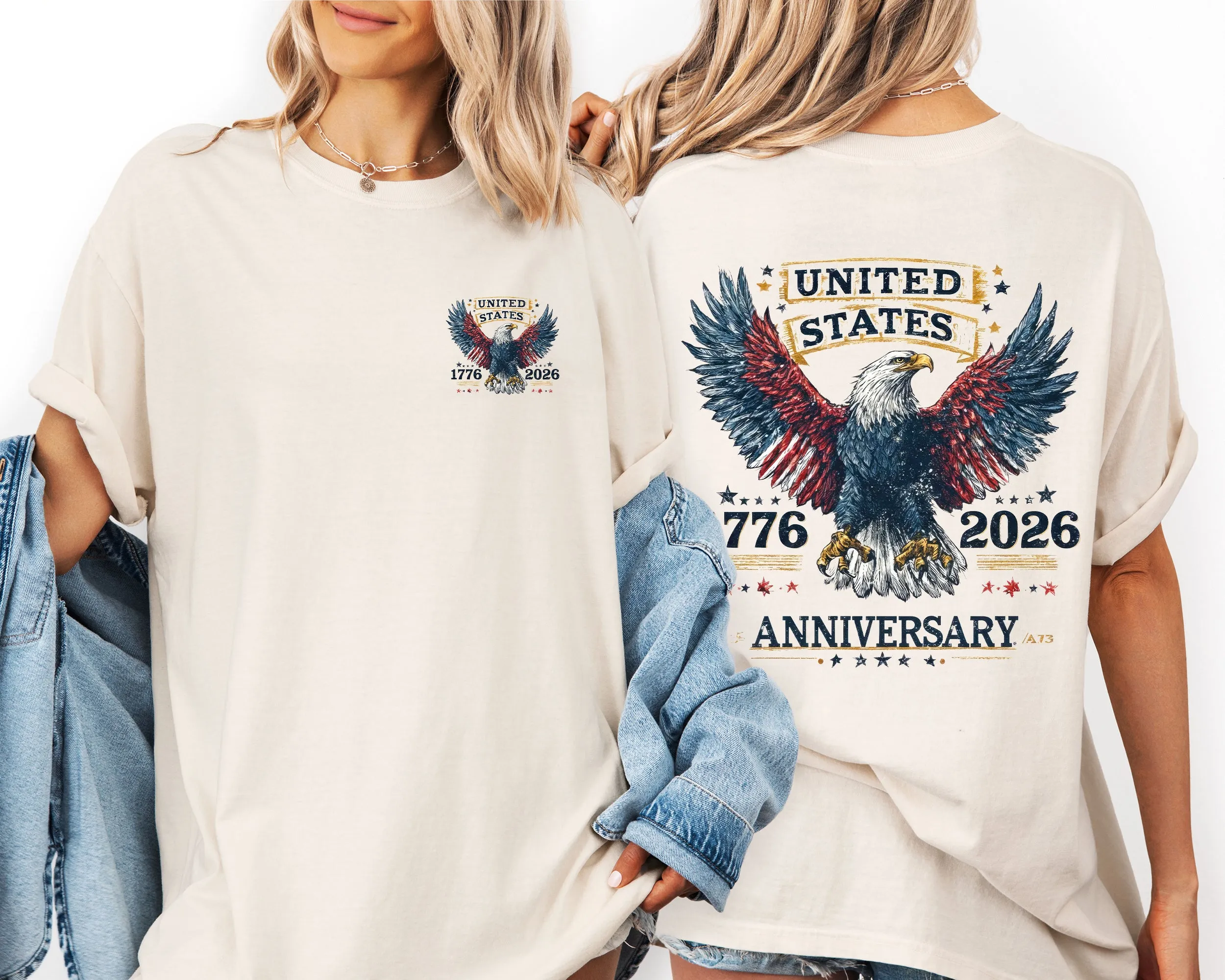 United States, Eagle, Anniversary, Eagle, 250 Years, USA, America Comfort Colors T-Shirt sold by Refinery Number One product image thumbnail 2