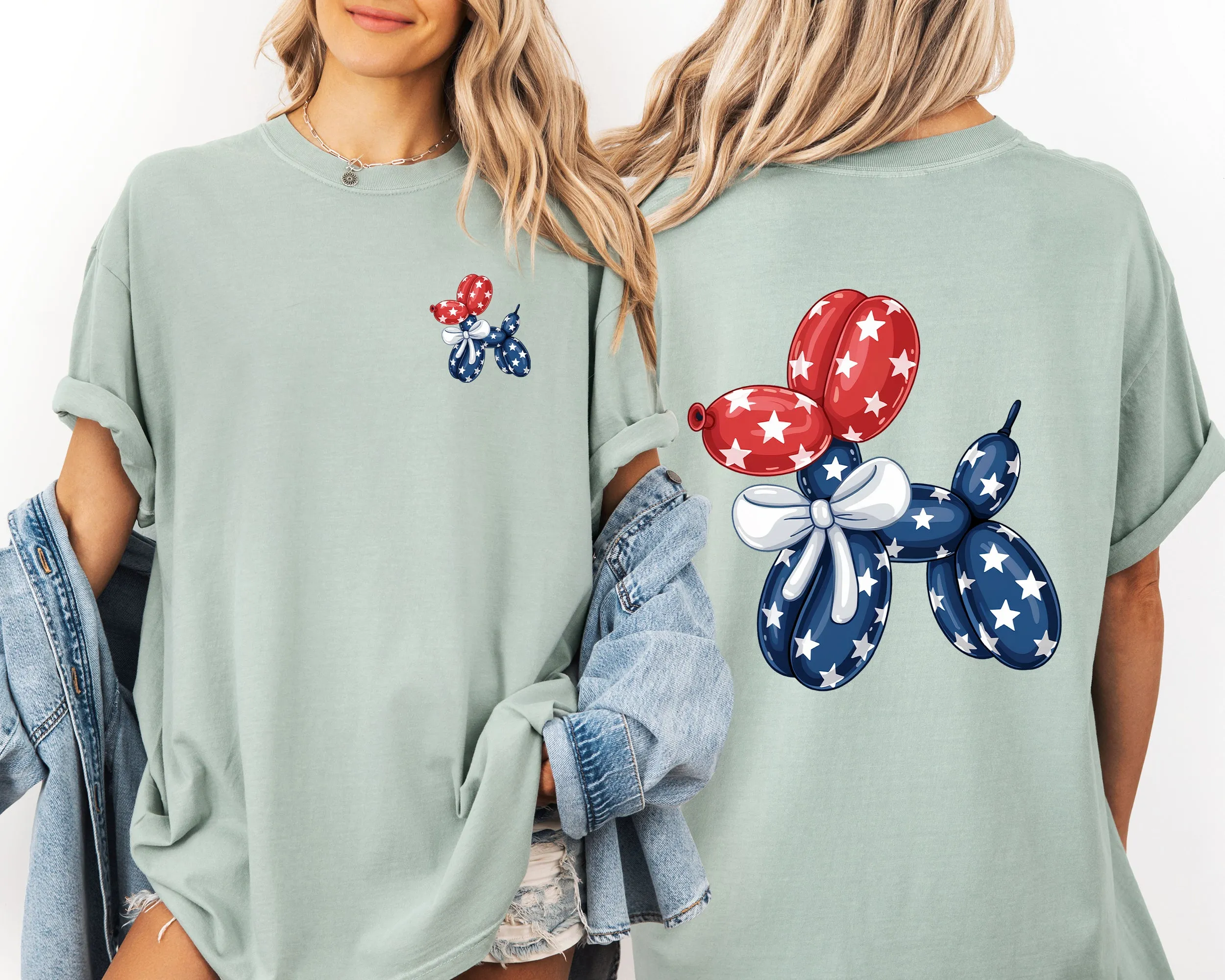 Retro Dog, 4th of July, America, Patriotic, USA Comfort Colors T-Shirt sold by Refinery Number One product image thumbnail 5