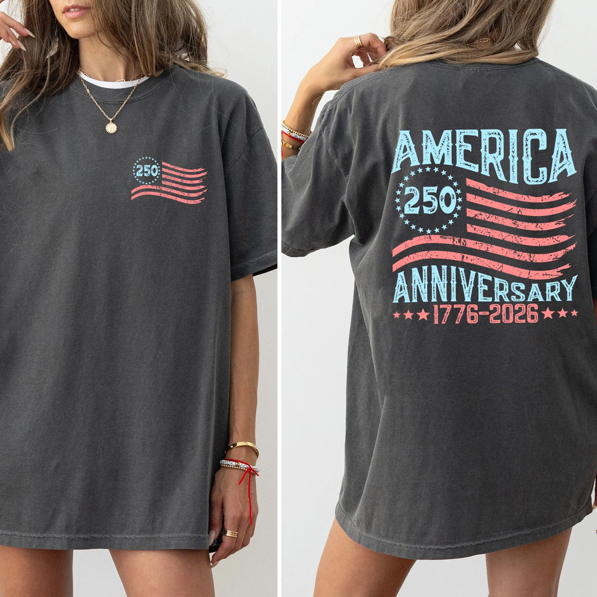 America, 250 Anniversary, Patriotic, USA, 4th of July Comfort Colors T-Shirt sold by Refinery Number One product image thumbnail 3