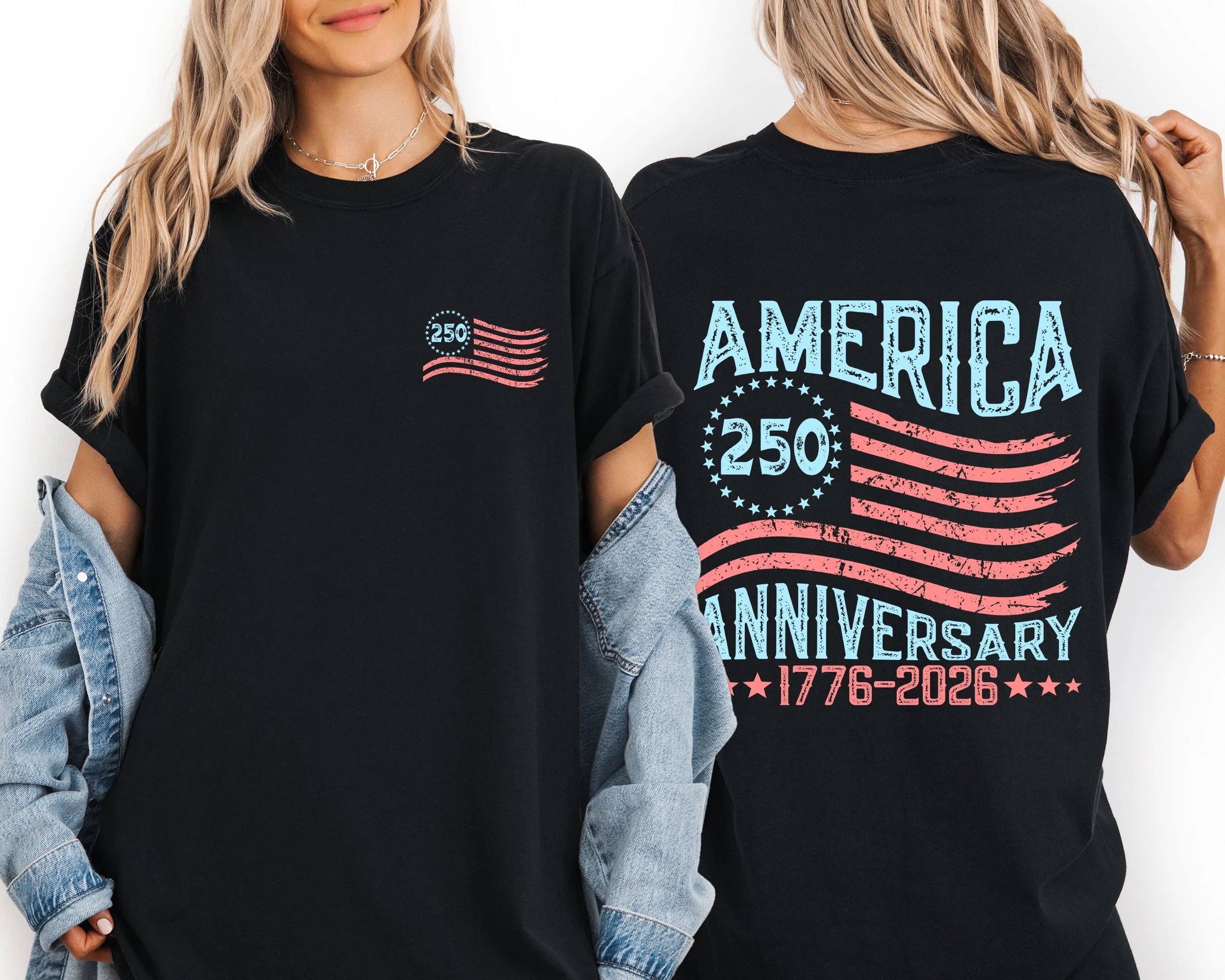 America, 250 Anniversary, Patriotic, USA, 4th of July Comfort Colors T-Shirt sold by Refinery Number One product image thumbnail 5