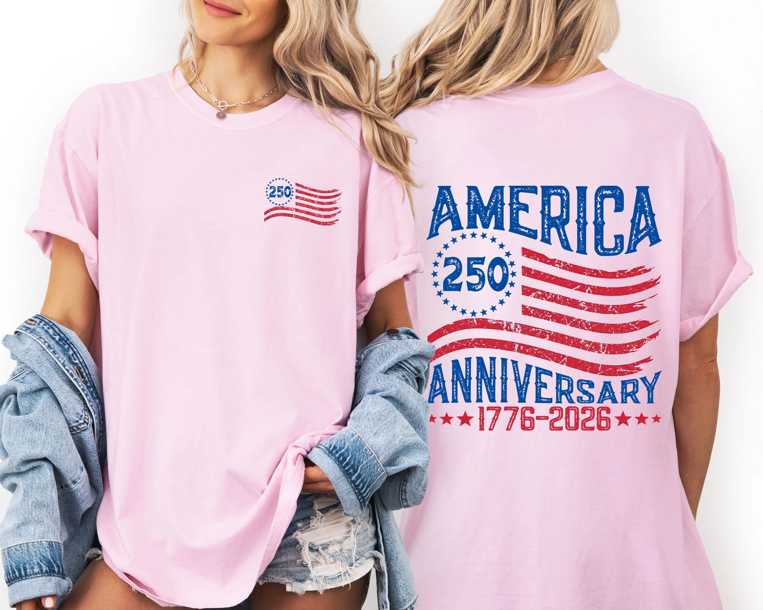 America, 250 Anniversary, Patriotic, USA, 4th of July Comfort Colors T-Shirt sold by Refinery Number One product image thumbnail 2