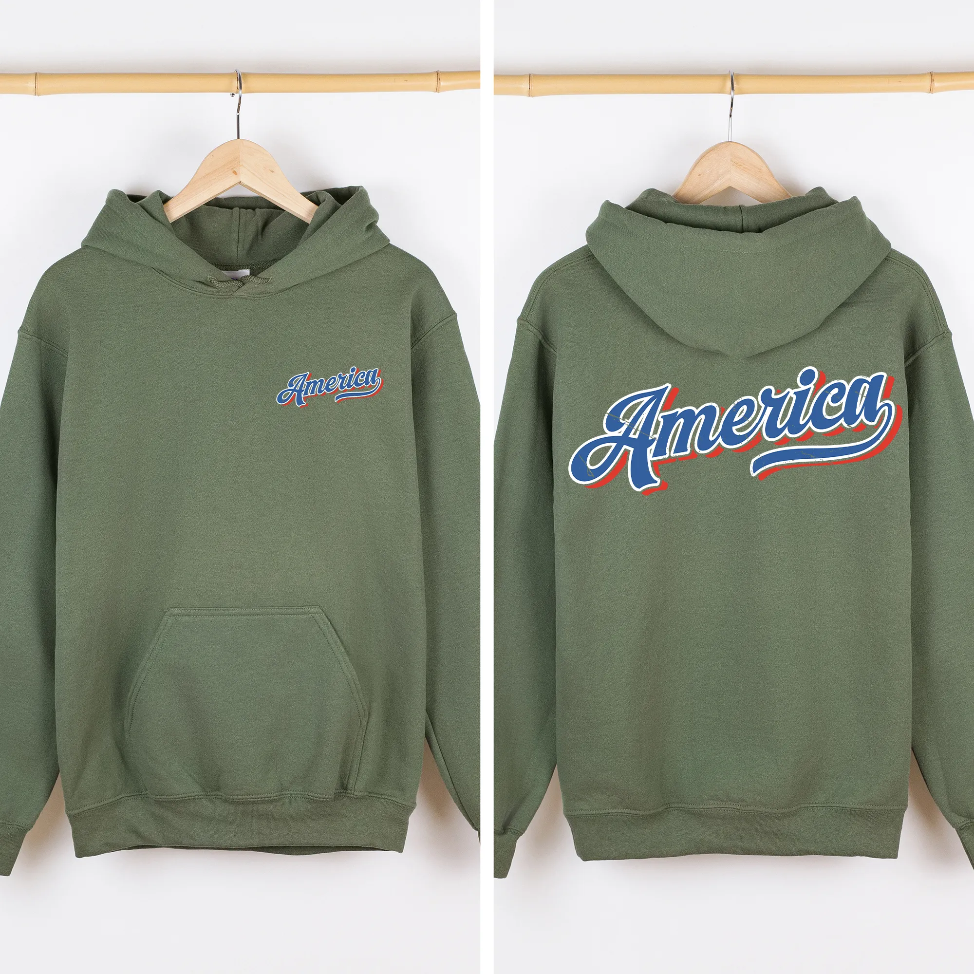 America, USA, 4th of July, Patriotic, Unisex Sweatshirt sold by Refinery Number One product image thumbnail 5