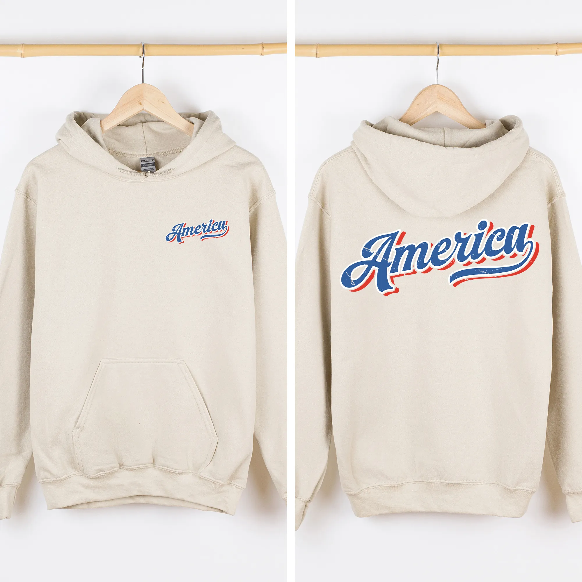 America, USA, 4th of July, Patriotic, Unisex Sweatshirt sold by Refinery Number One product image thumbnail 4