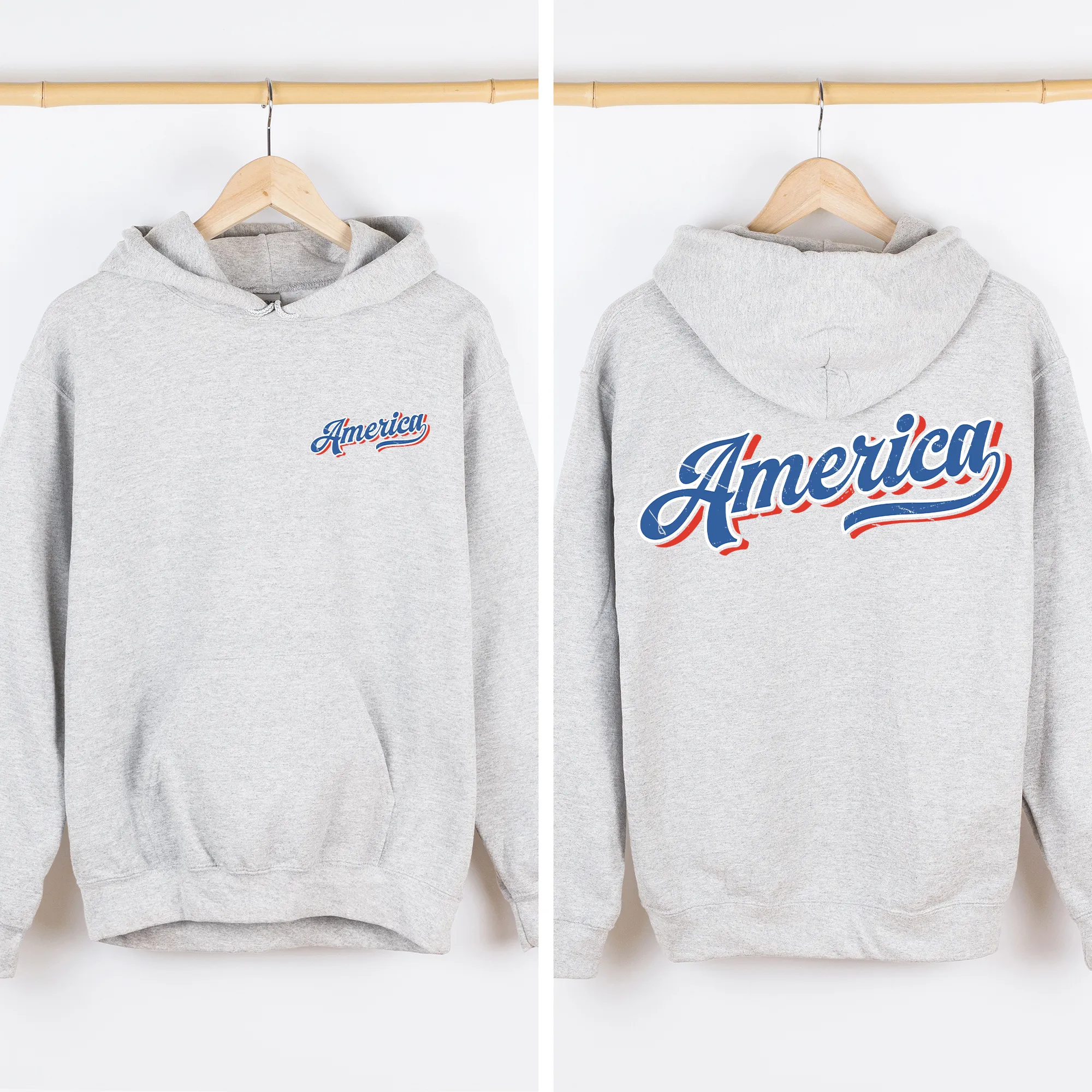 America, USA, 4th of July, Patriotic, Unisex Sweatshirt sold by Refinery Number One