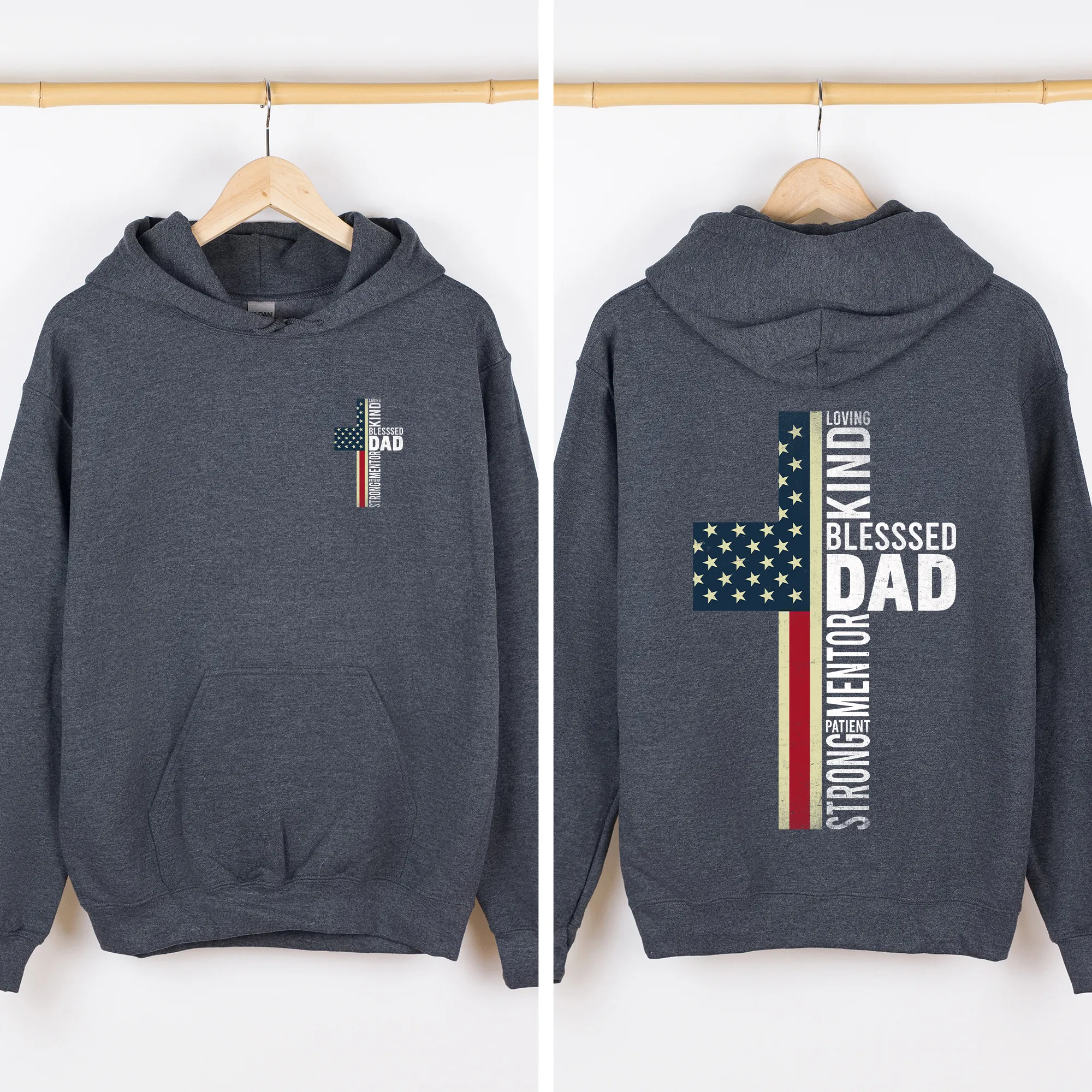 American Dad, USA, Flag, Christian, 4th of July Sweatshirt sold by Refinery Number One product image thumbnail 3