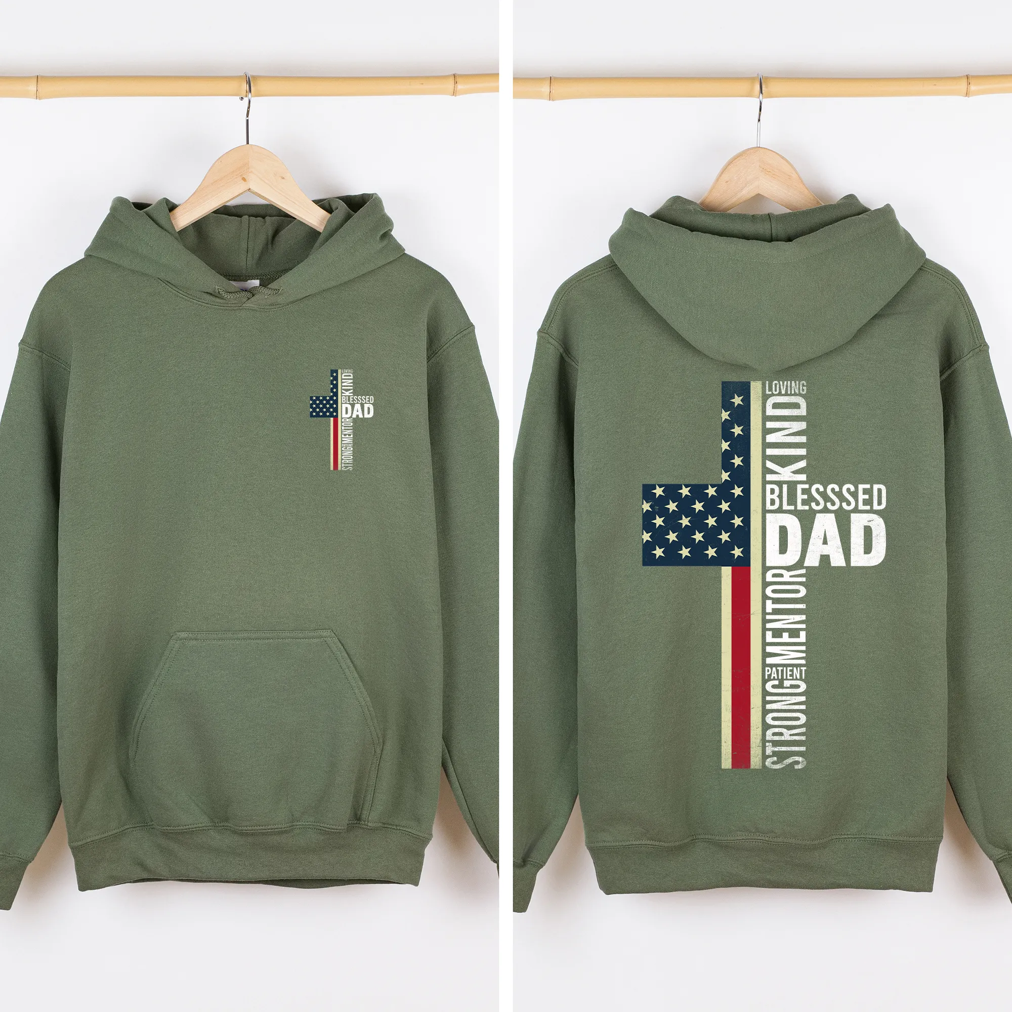 American Dad, USA, Flag, Christian, 4th of July Sweatshirt sold by Refinery Number One product image thumbnail 2