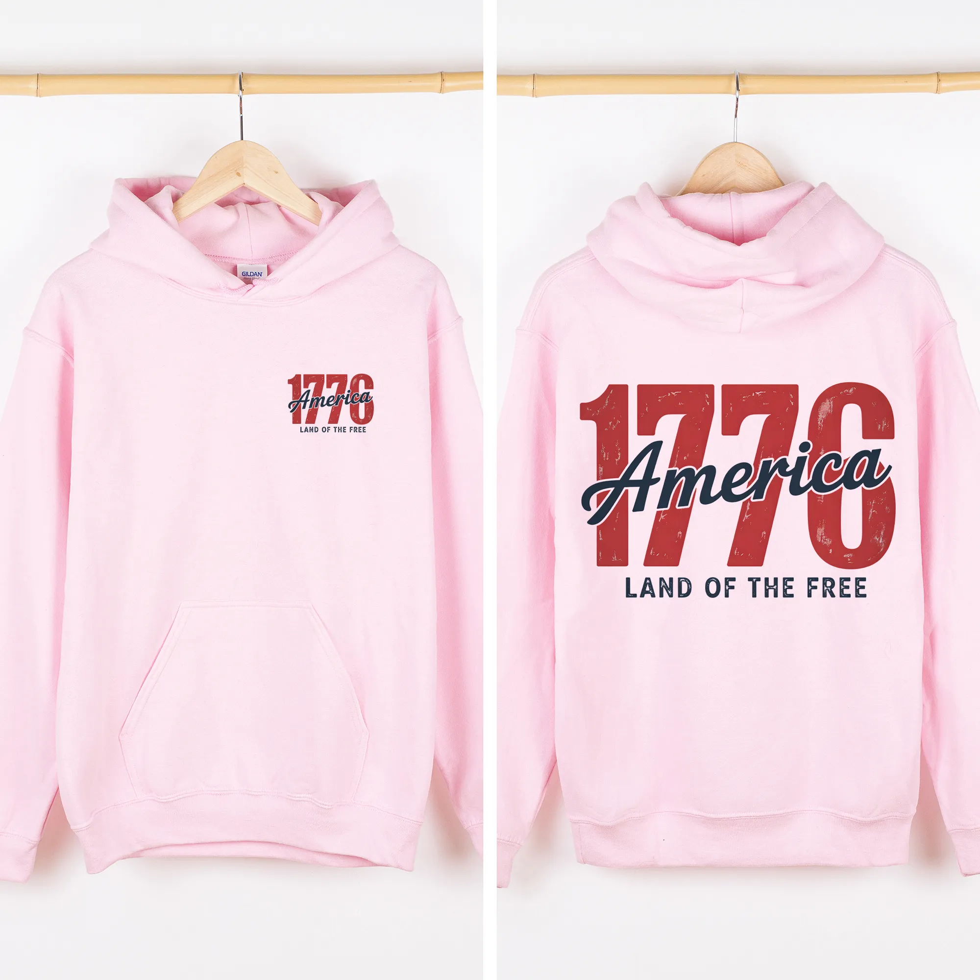 1776, Land of the Free, Unisex, America, USA,4th of July Sweatshirt sold by Refinery Number One
