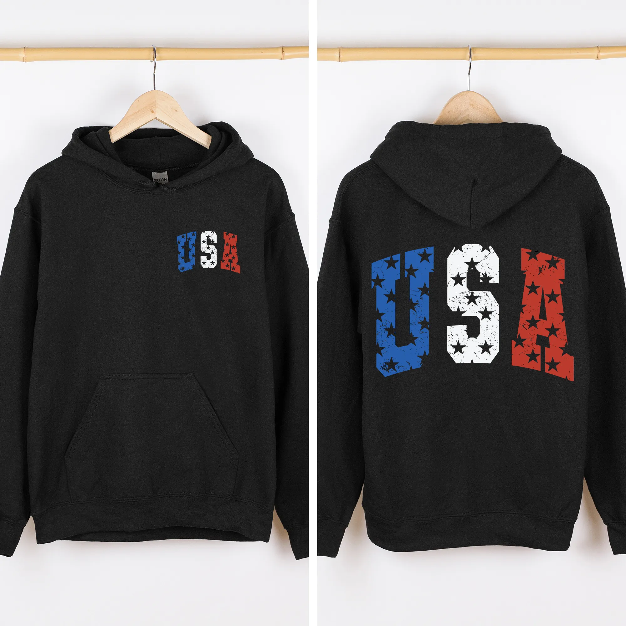 USA, Stars, America, 4th of July, Unisex Sweatshirt sold by Refinery Number One
