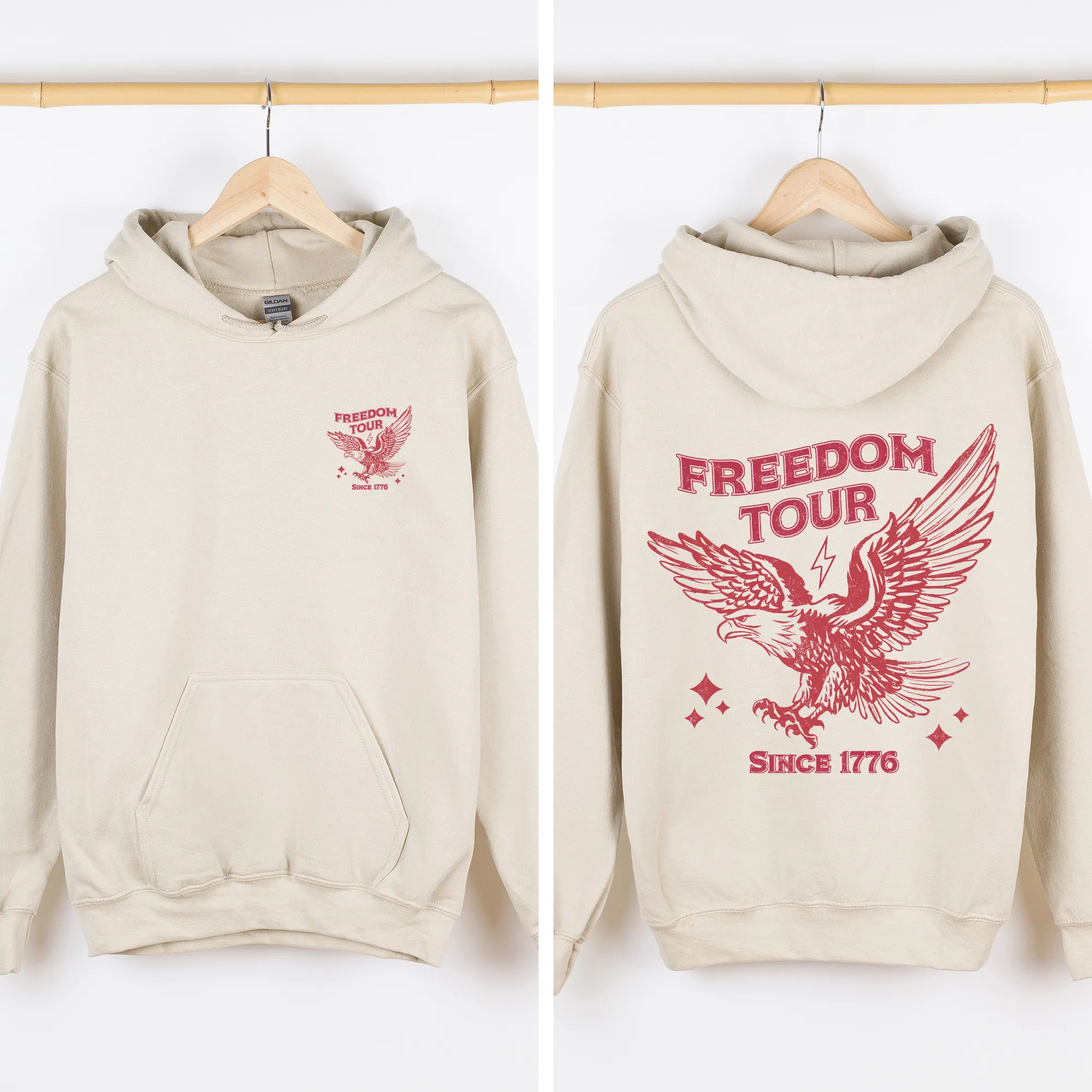 Freedom Tour, Eagle, America, USA, 4th of July, Unisex Sweatshirt sold by Refinery Number One product image thumbnail 3
