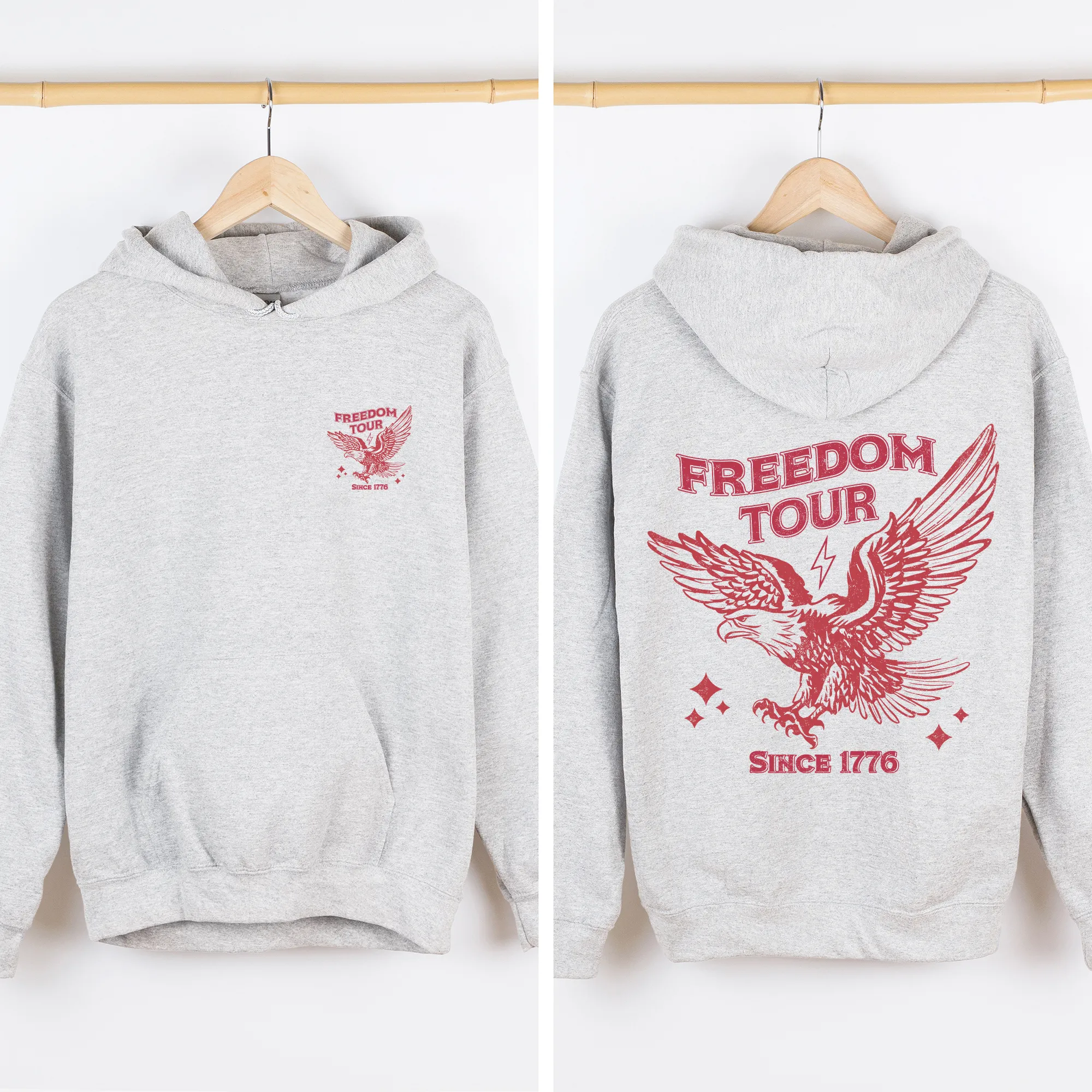 Freedom Tour, Eagle, America, USA, 4th of July, Unisex Sweatshirt sold by Refinery Number One product image thumbnail 2