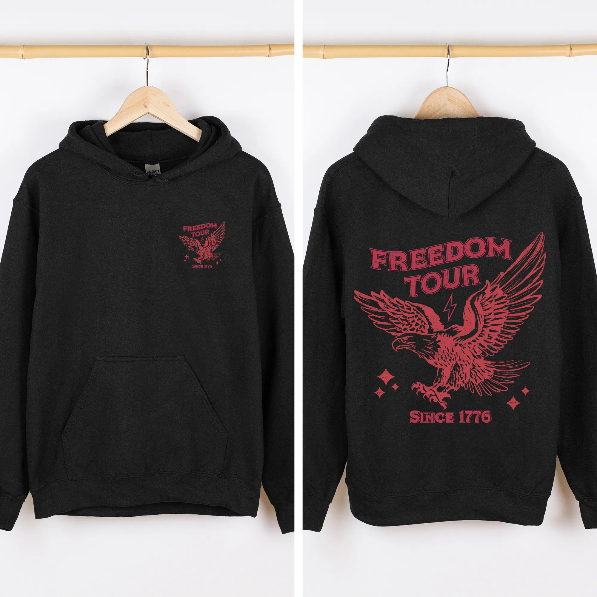 Freedom Tour, Eagle, America, USA, 4th of July, Unisex Sweatshirt sold by Refinery Number One product image thumbnail 4