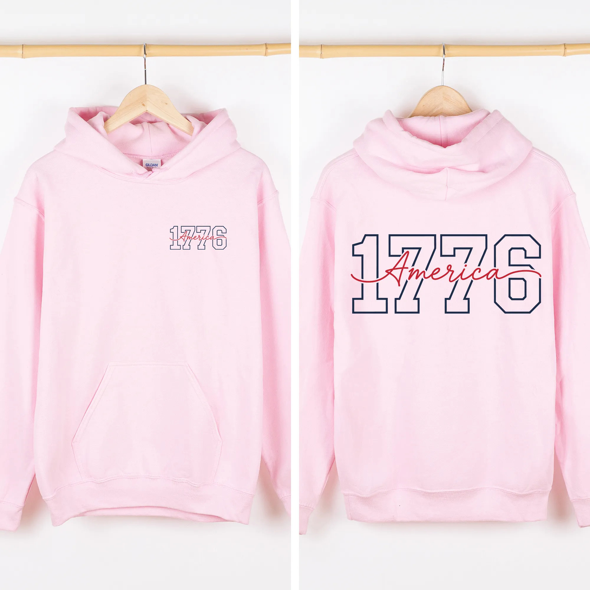 1776, America, 4th of July, USA, Unisex, Patriotic Sweatshirt sold by Refinery Number One product image thumbnail 2