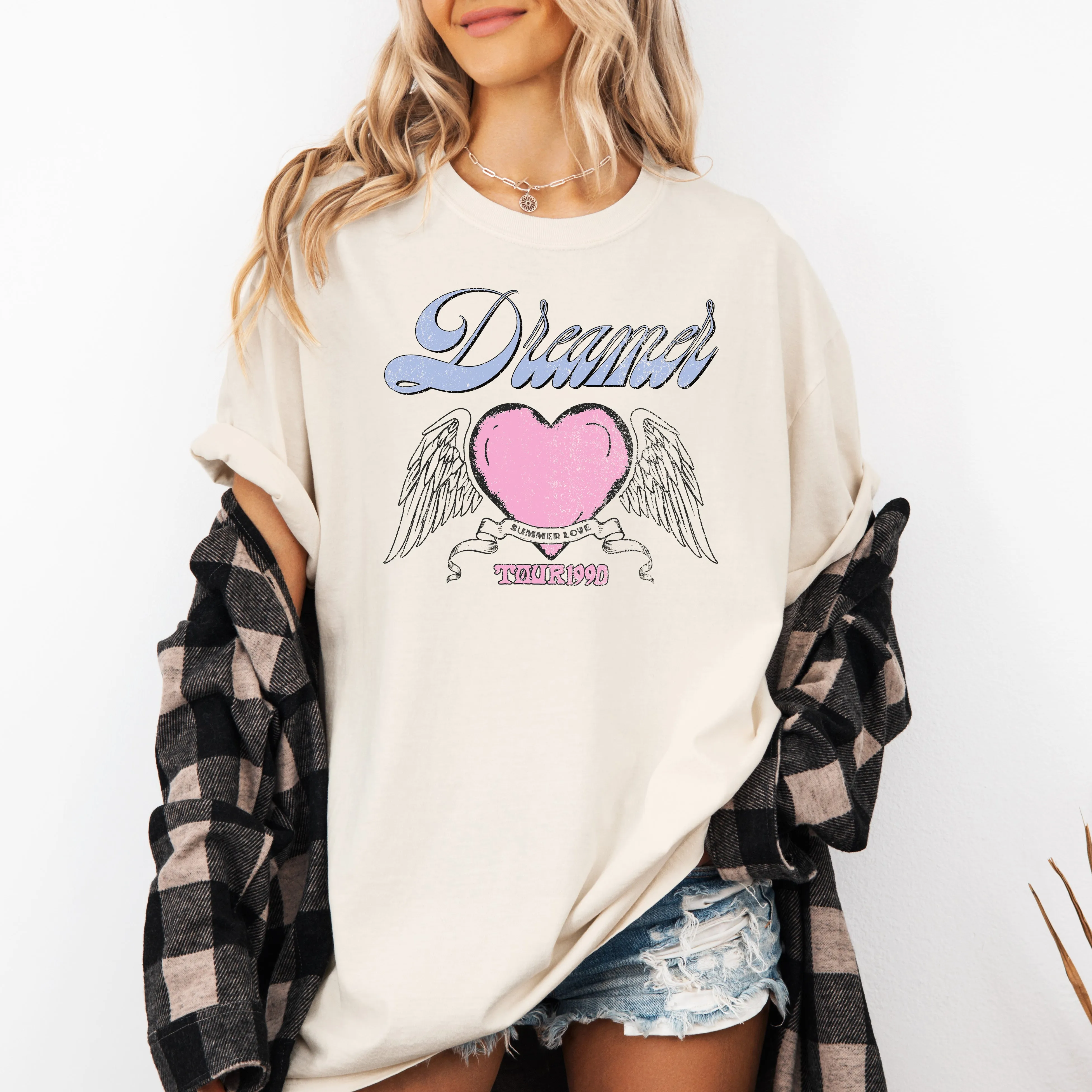 Dreamer, Festival, Angel, Heart, World Tour, Concert, Retro, Vintage Comfort Colors T-Shirt sold by Refinery Number One product image thumbnail 3