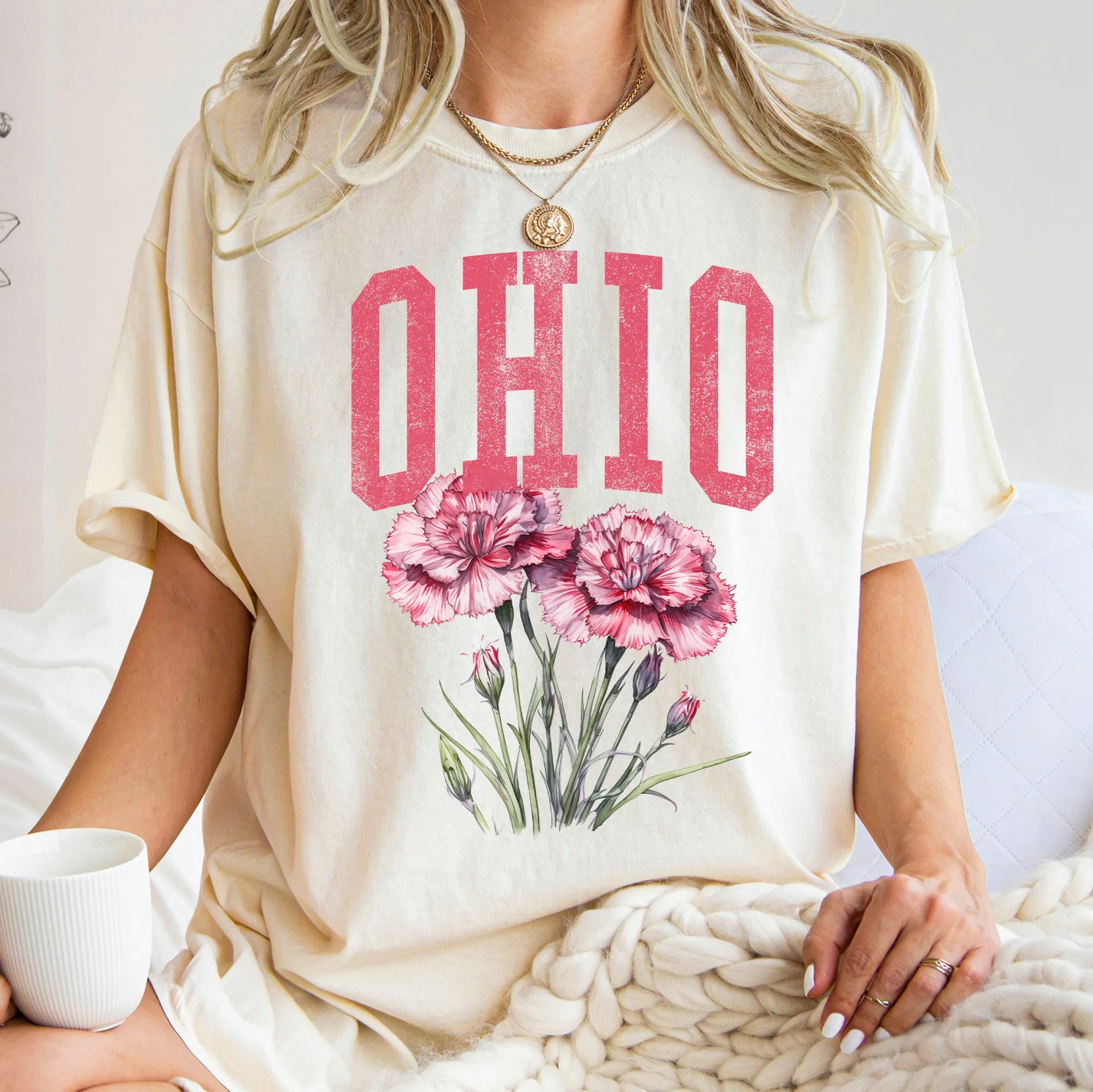 State Flower Comfort Colors Tee | All 50 States Available sold by Refinery Number One product image thumbnail 2