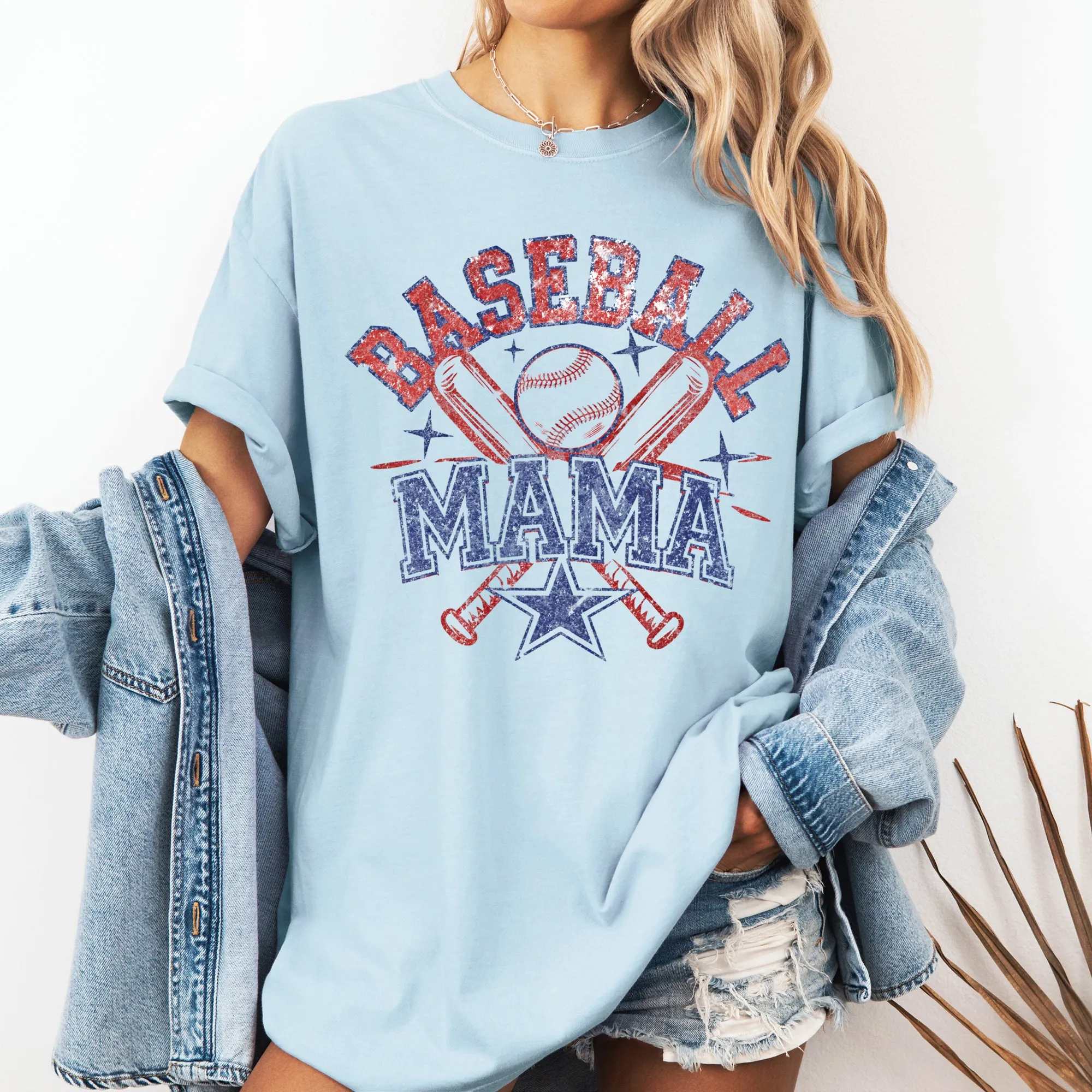 Baseball Mama, Sport, Mother's Day, Mom Life Comfort Colors T-Shirt sold by Refinery Number One product image thumbnail 3