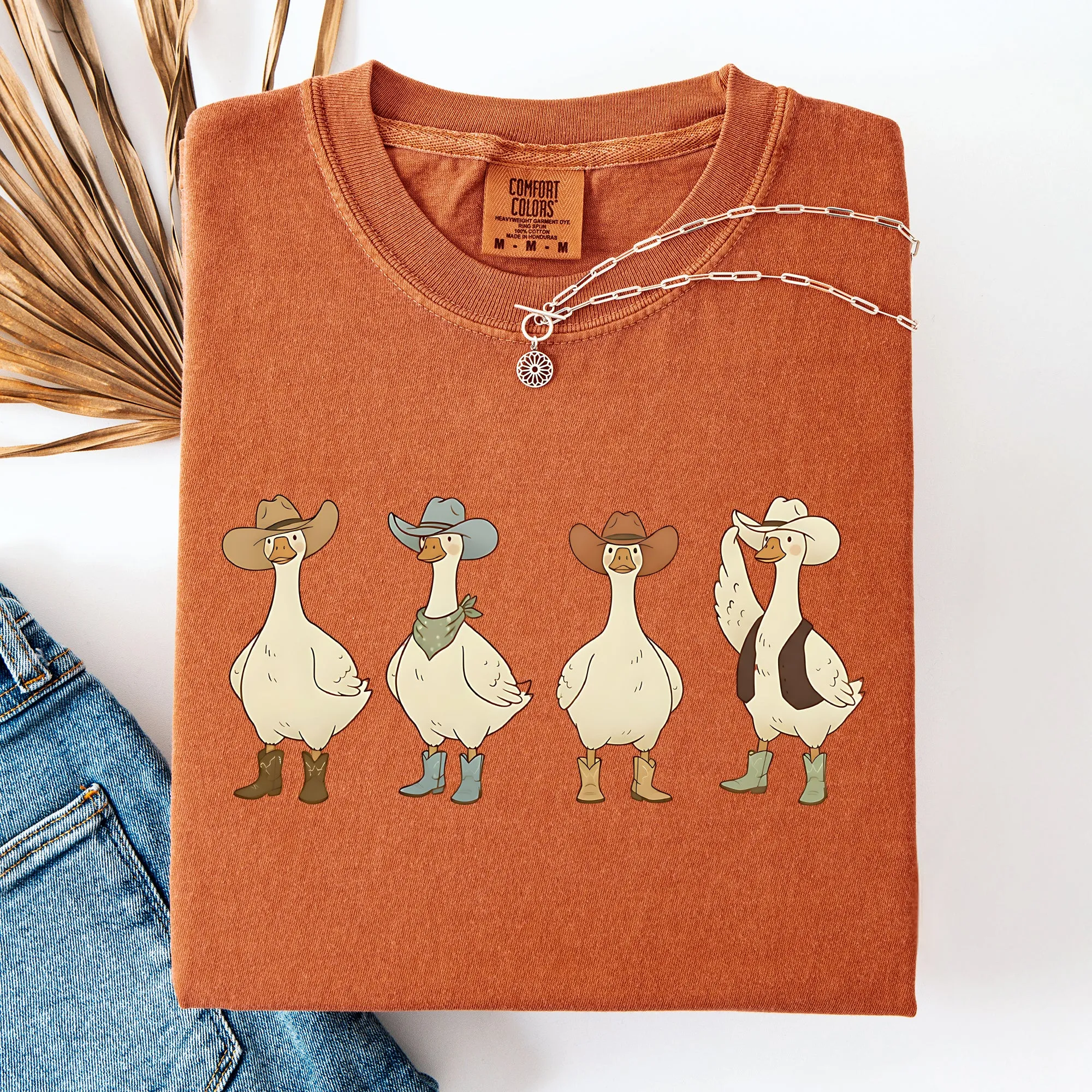 Western Geese, Cowboys, Honk, Funny, Western, Sassy Comfort Colors T-Shirt sold by Refinery Number One