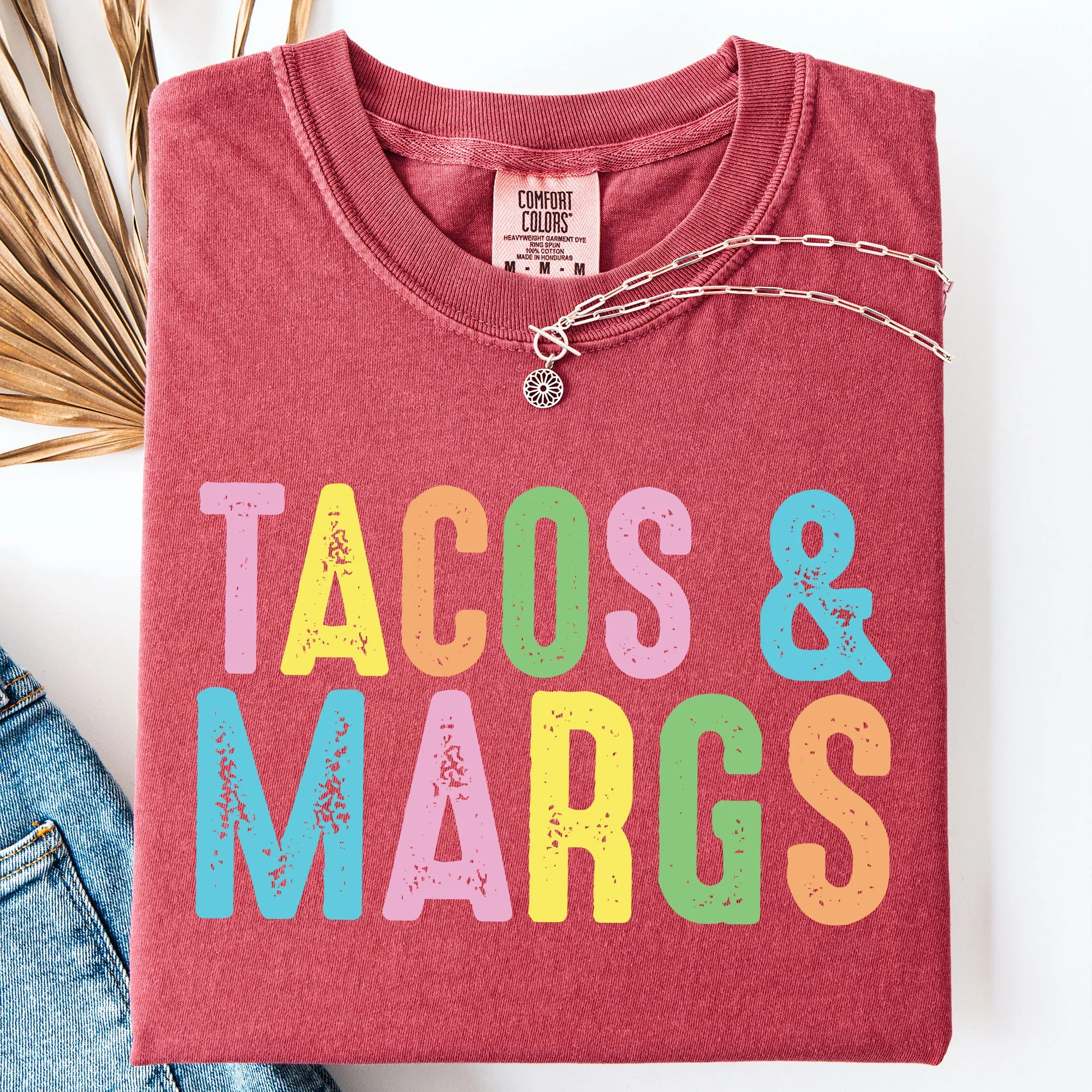 Tacos And Margs, Margaritas, Fun, Party Comfort Colors T-Shirt sold by Refinery Number One product image thumbnail 3