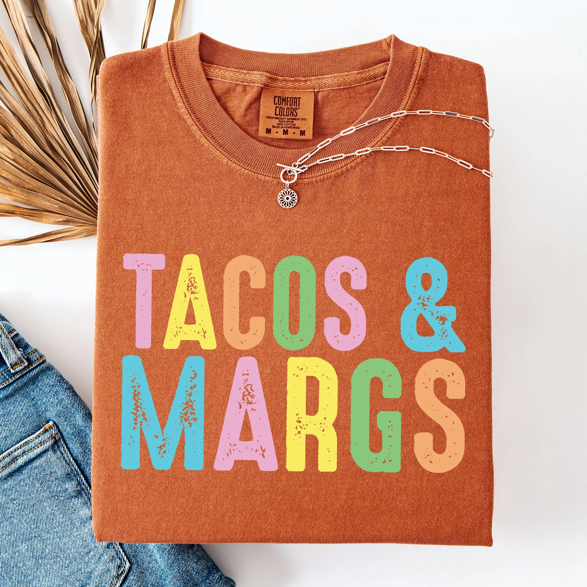 Tacos And Margs, Margaritas, Fun, Party Comfort Colors T-Shirt sold by Refinery Number One product image thumbnail 4