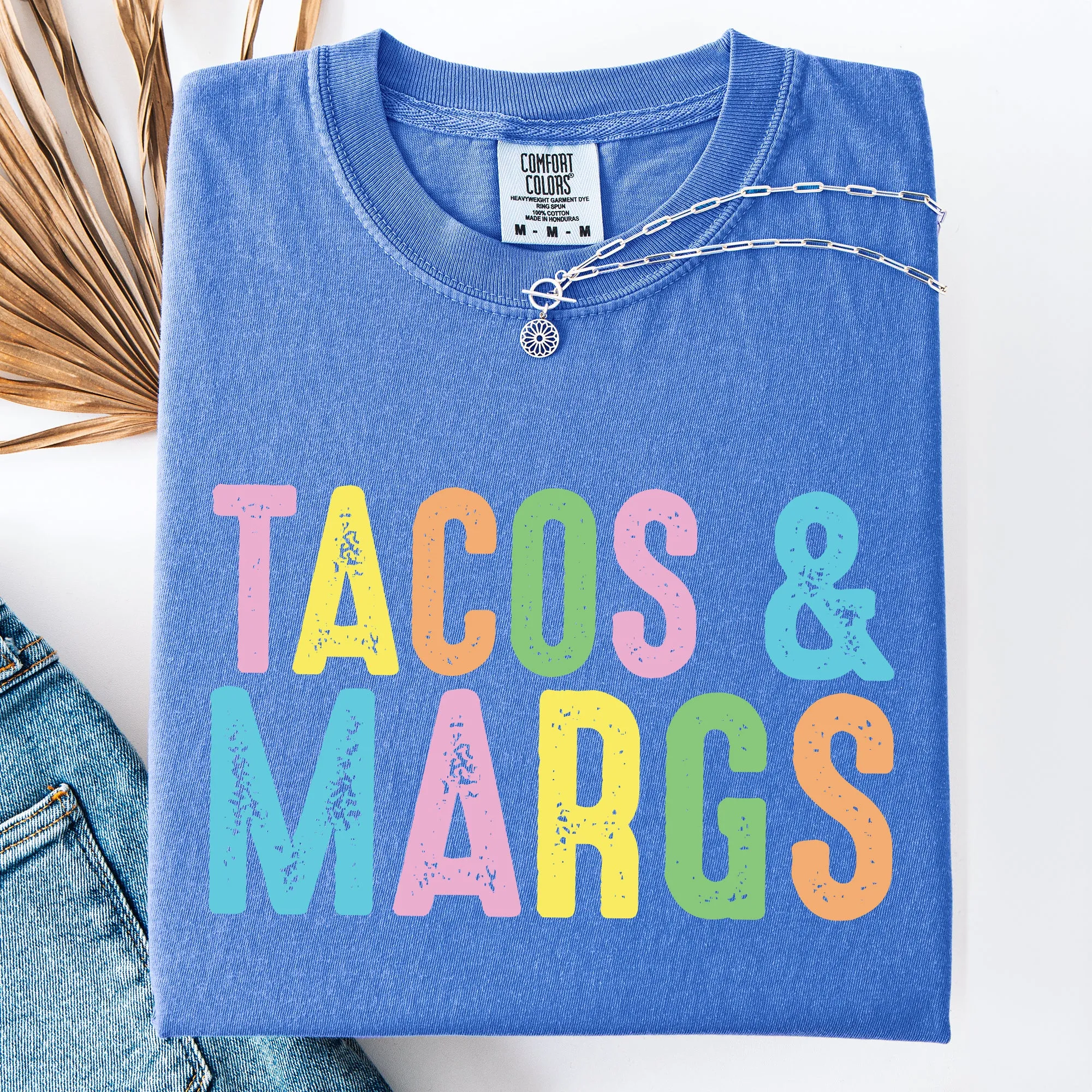 Tacos And Margs, Margaritas, Fun, Party Comfort Colors T-Shirt sold by Refinery Number One product image thumbnail 5