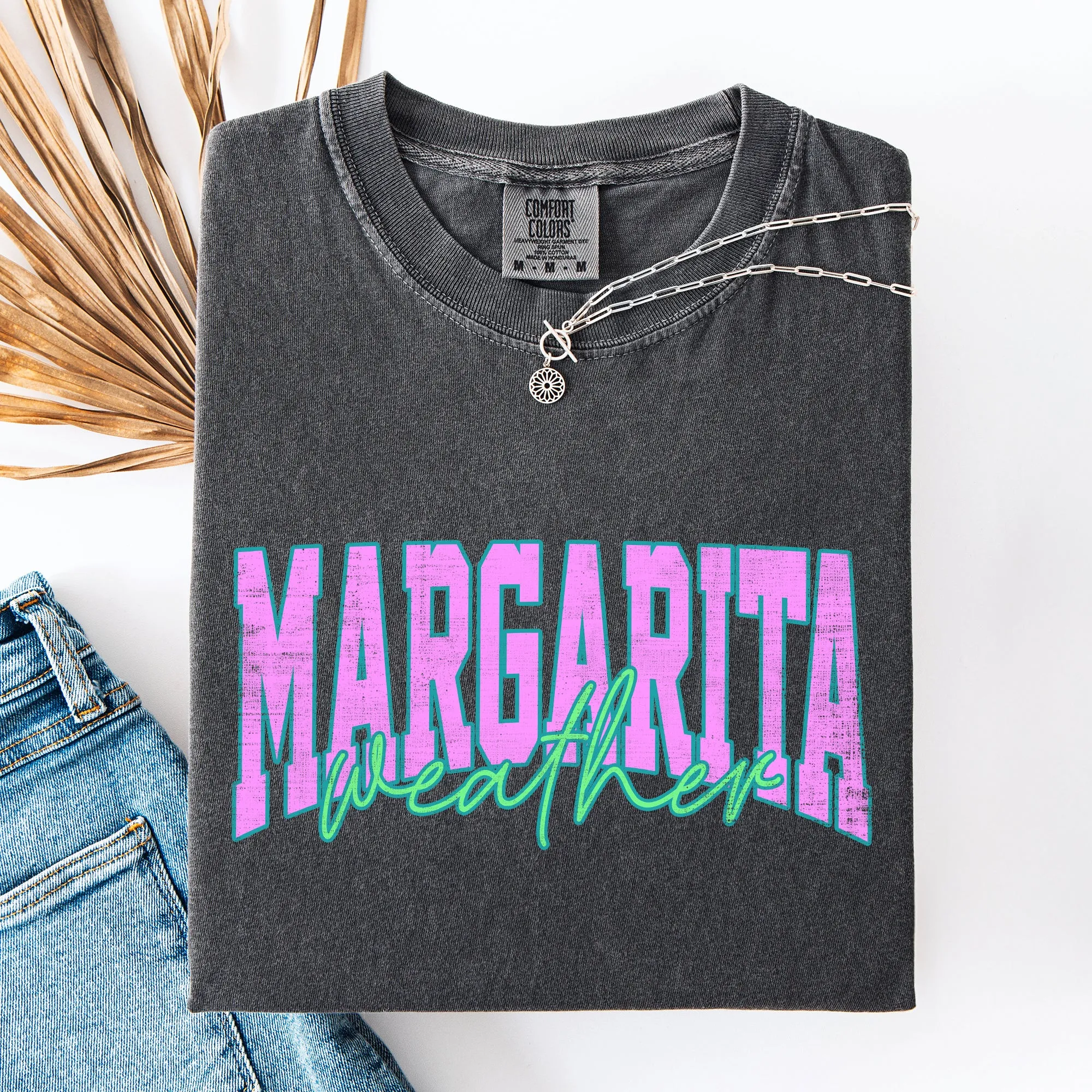 Margarita Weather Beach Ready, Vacation, Sunshine, Summer Fun Comfort Colors T-Shirt sold by Refinery Number One product image thumbnail 2