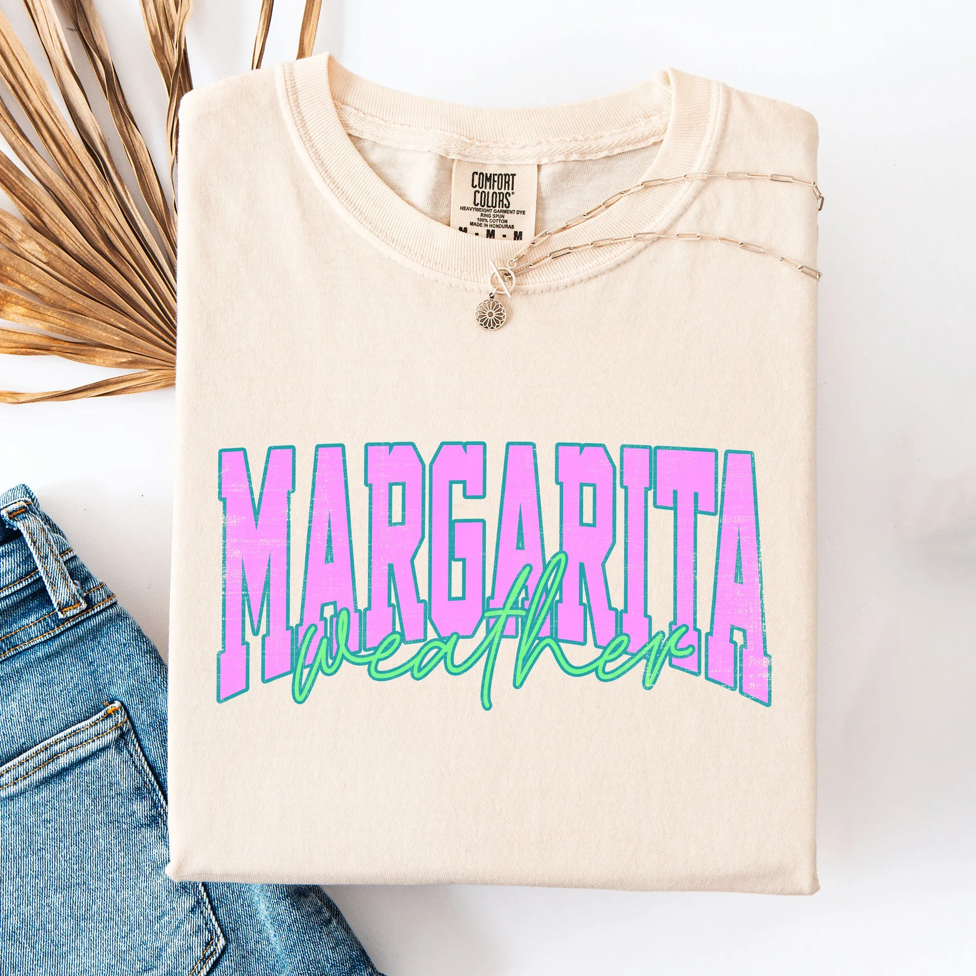 Margarita Weather Beach Ready, Vacation, Sunshine, Summer Fun Comfort Colors T-Shirt sold by Refinery Number One product image thumbnail 5